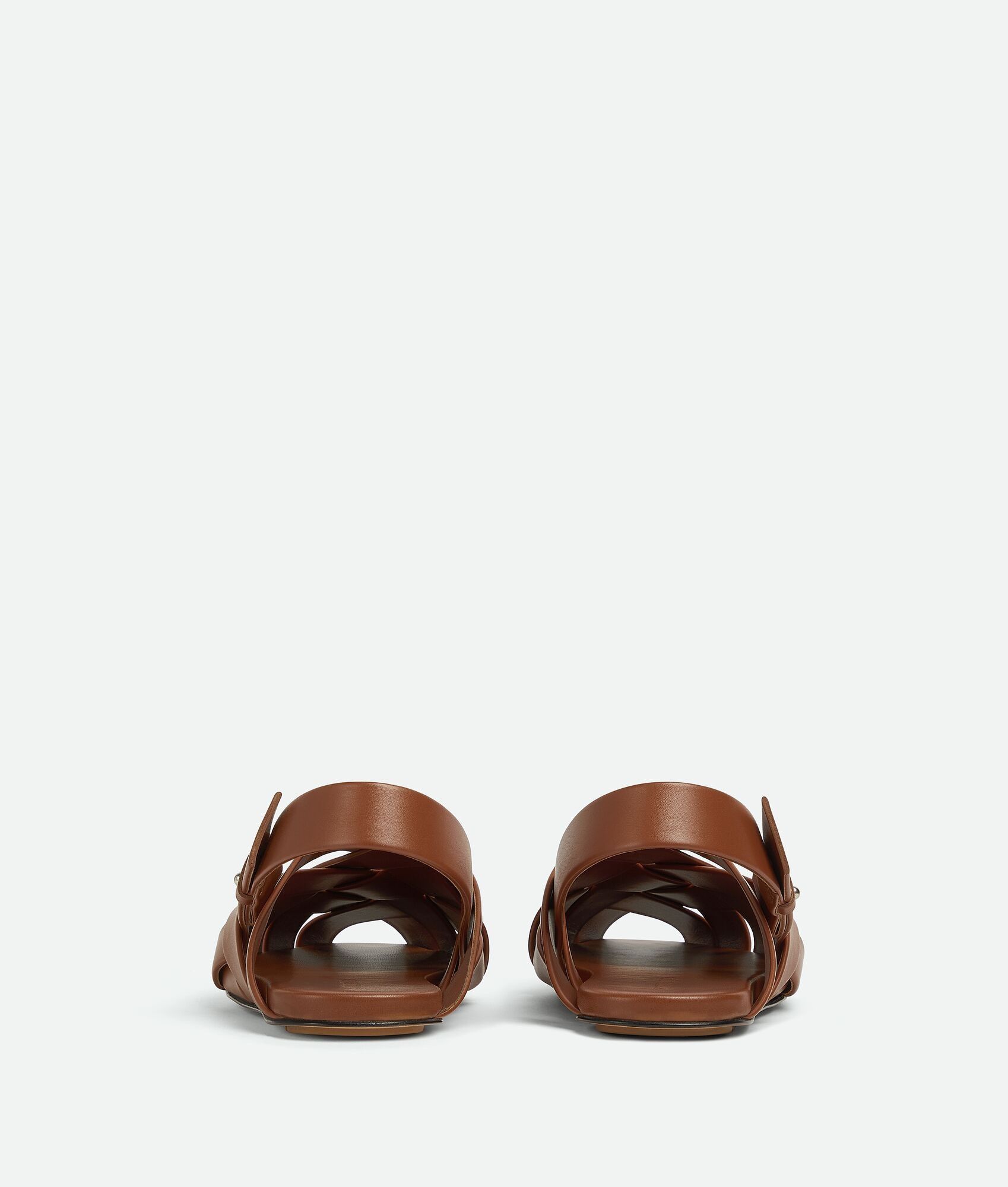 Bottega Veneta o1bcso1str0225 Alfie Slippers Sandals in Caramel Size US 7 / EU 40 - 3 Thumbnail