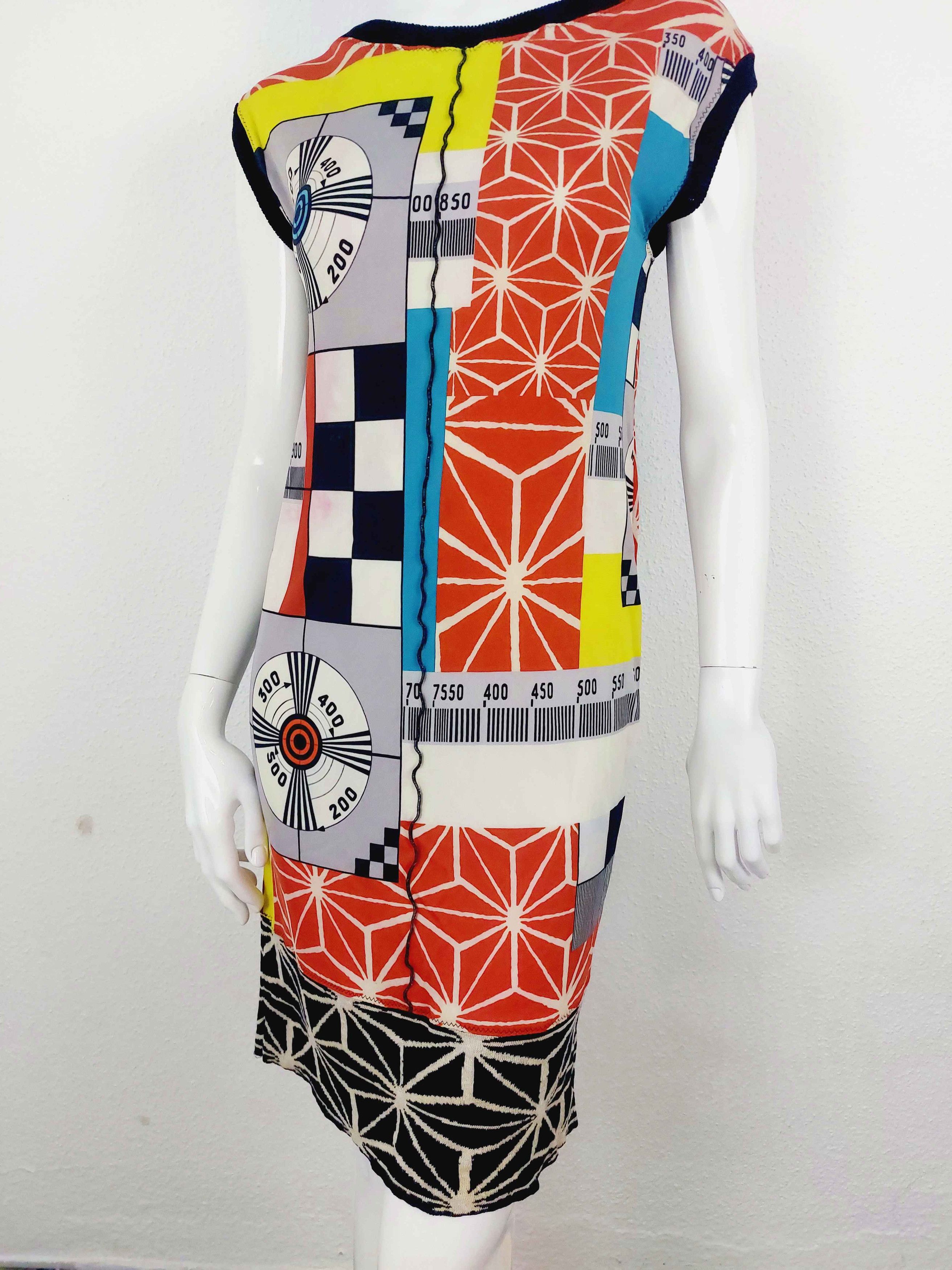 Jean Paul Gaultier Jean Paul Gaultier Scale Numeric Numbers Math Midi Dress Size M / US 6-8 / IT 42-44 - 4 Thumbnail