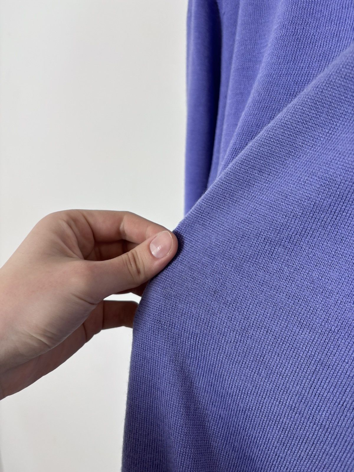 Valentino Valentino Roma Men’s Purple Blue Wool V-Neck Sweater Size US M / EU 48-50 / 2 - 9 Thumbnail