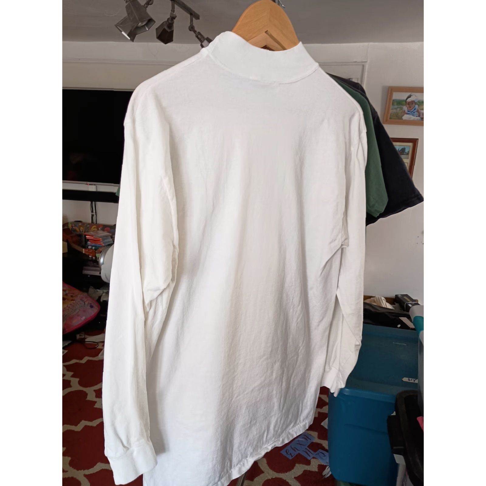 Vintage VINTAGE Nassau County Championships LI NY Half Turtleneck USA Made Long Sleeve Eagle USA Shirt Mens L White USA Sports 90s Size US L / EU 52-54 / 3 - 5 Thumbnail