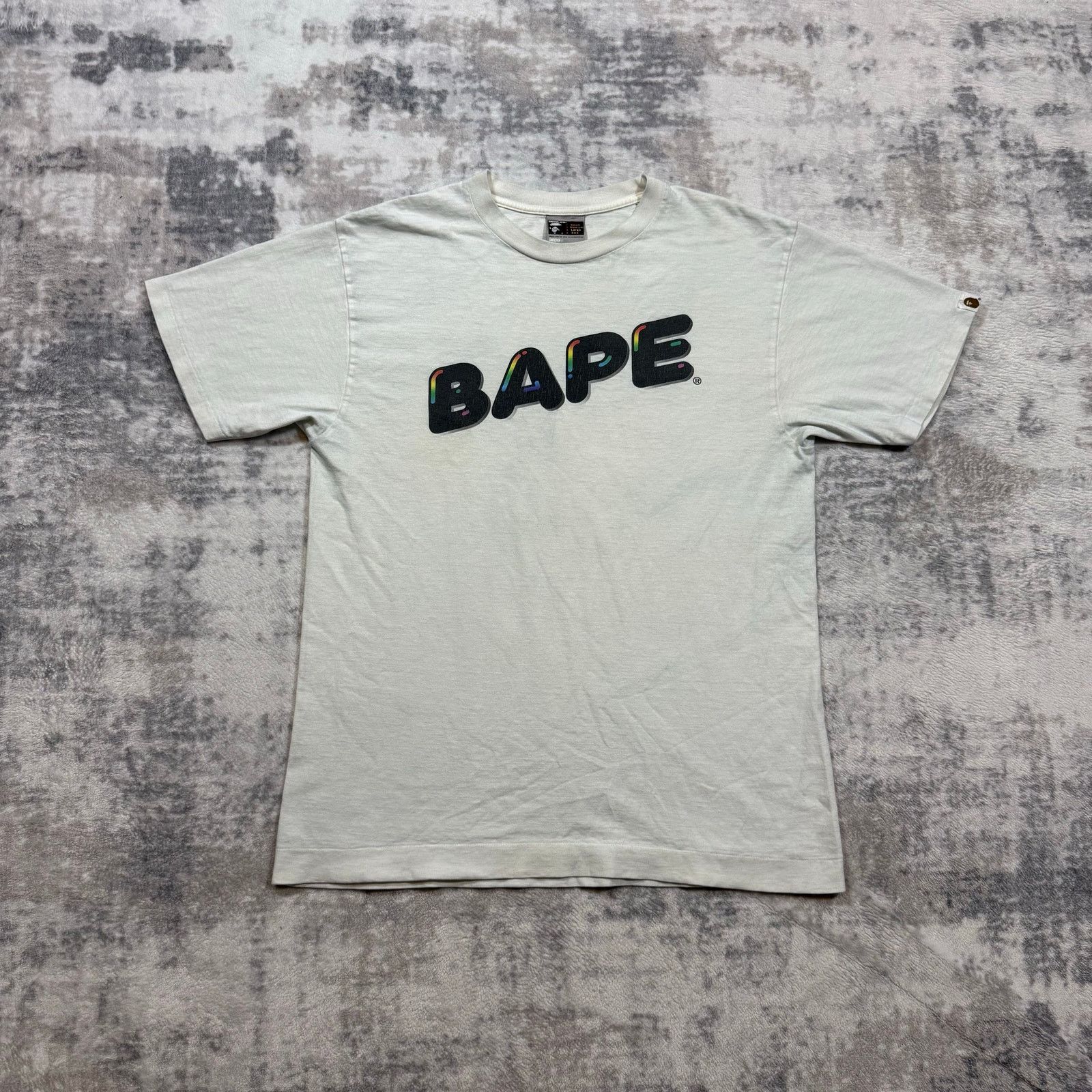 Bape × Nigo Authentic Bape 2000's Bubble Logo Tee L Size US L / EU 52-54 / 3 - 1 Thumbnail