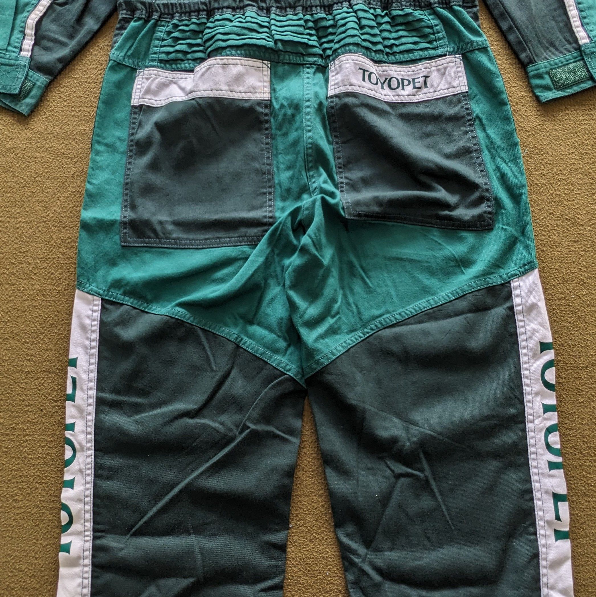 Vintage Vintage TOYOPET TOYOTA Racing Coverall Workwear Jacket Size US M / EU 48-50 / 2 - 2 Thumbnail