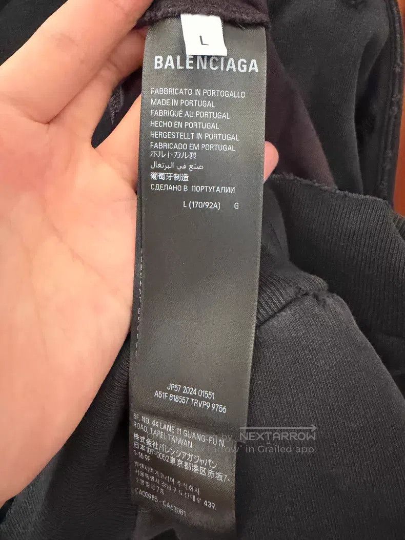 Balenciaga Balenciaga Coca-Cola Distressed Ripped Hooded Sweatshirt Size US L / EU 52-54 / 3 - 4 Thumbnail