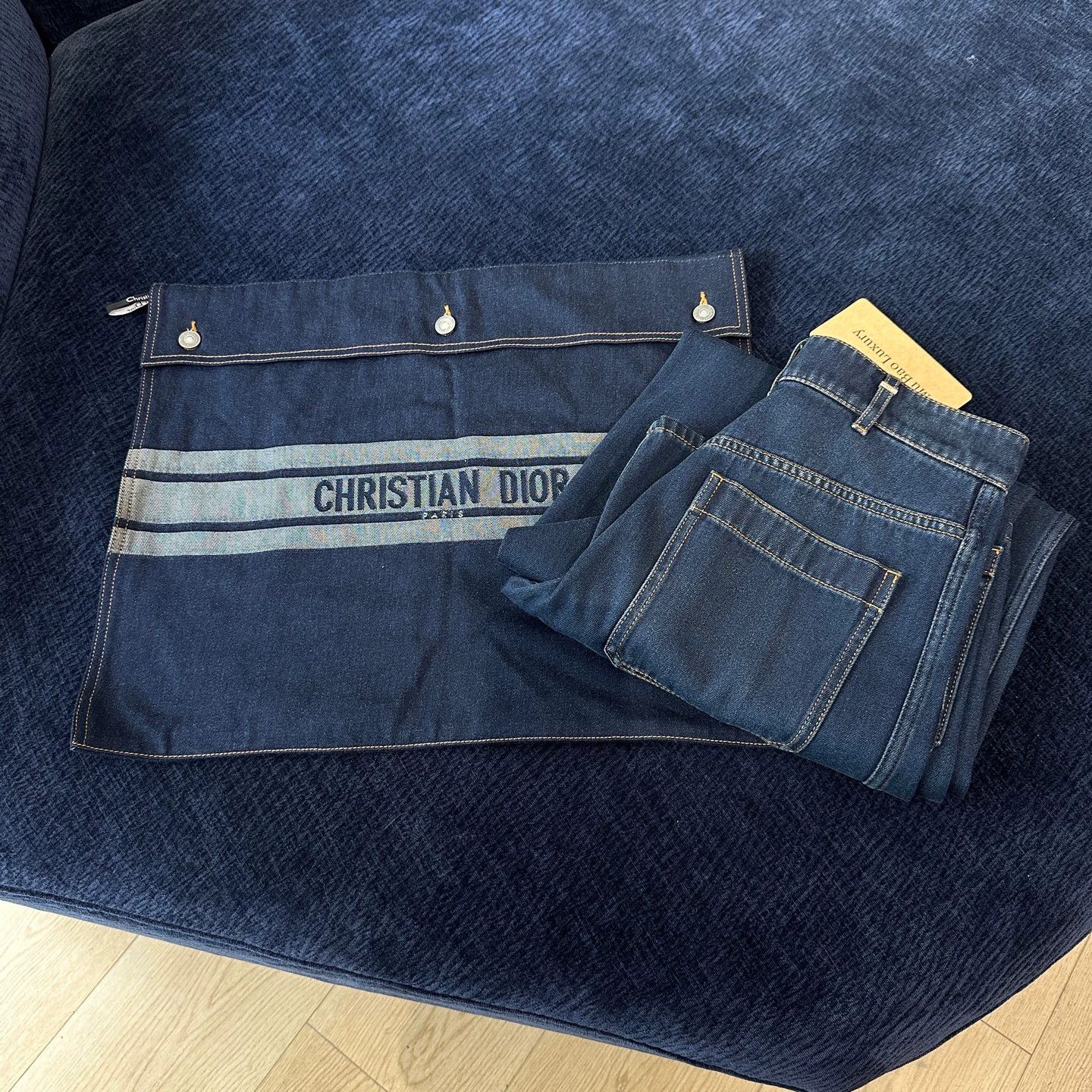 Christian Dior Monsieur Dior may379 double pocket denim pants 32 cotton Size 24" / US 00 / IT 34 - 7 Thumbnail