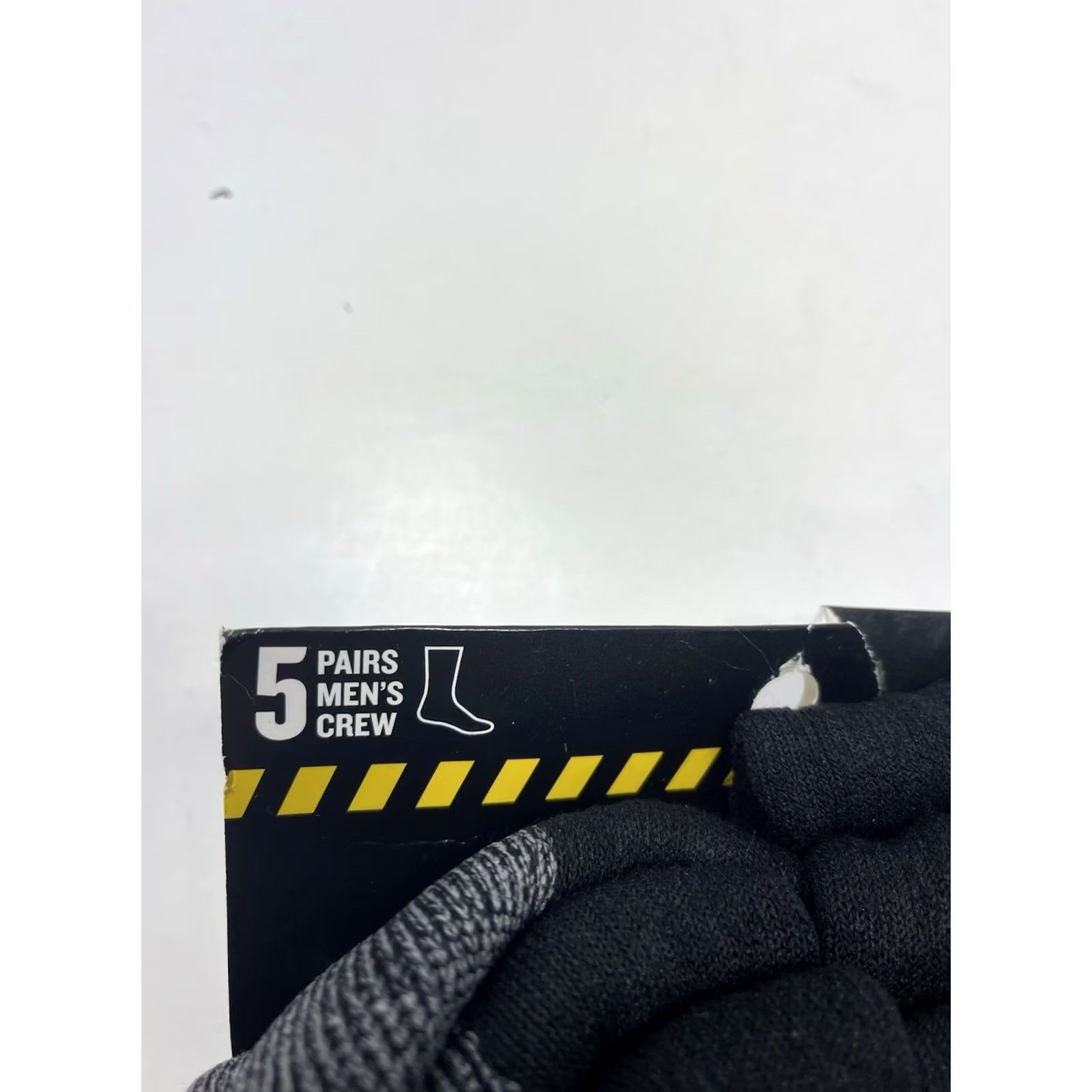 Dickies Dickies Crew Socks 5 Pairs Black 6-12 Men's Crew Arch Support Cotton Blend Knit 6-12 Big & Tall Dom Per Pack 5 Pairs Size ONE SIZE - 3 Thumbnail