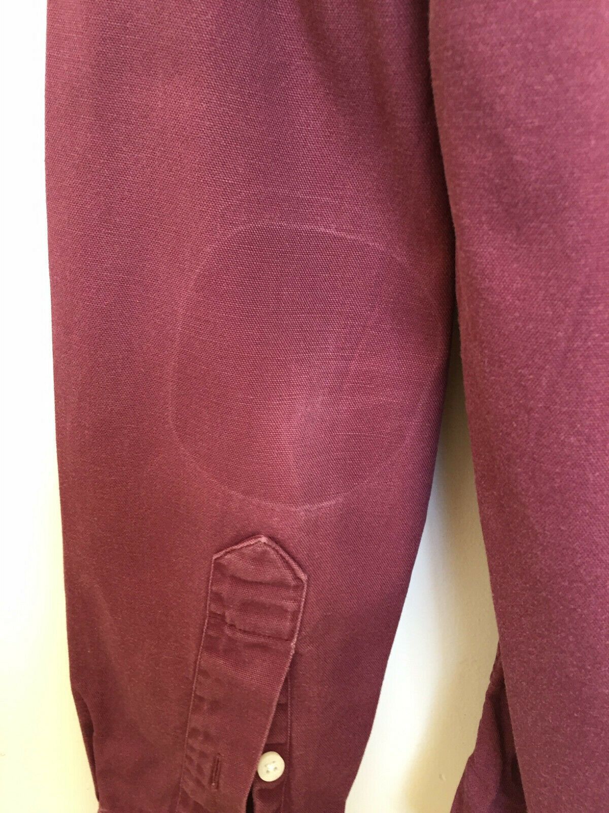 Gitman Bros. Vintage Overdyed Oxford Shirt Burgundy Size US M / EU 48-50 / 2 - 5 Thumbnail