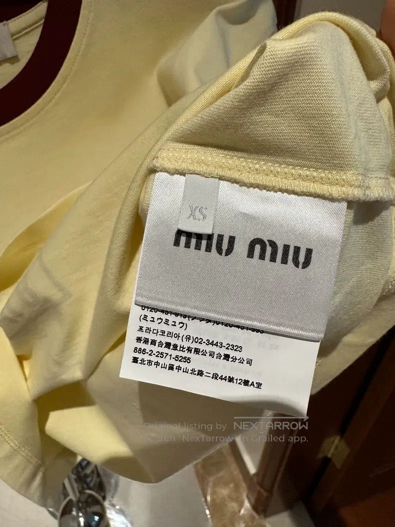 Miu Miu Miu Miu Size XS short sleeves Size XS / US 0-2 / IT 36-38 - 6 Thumbnail