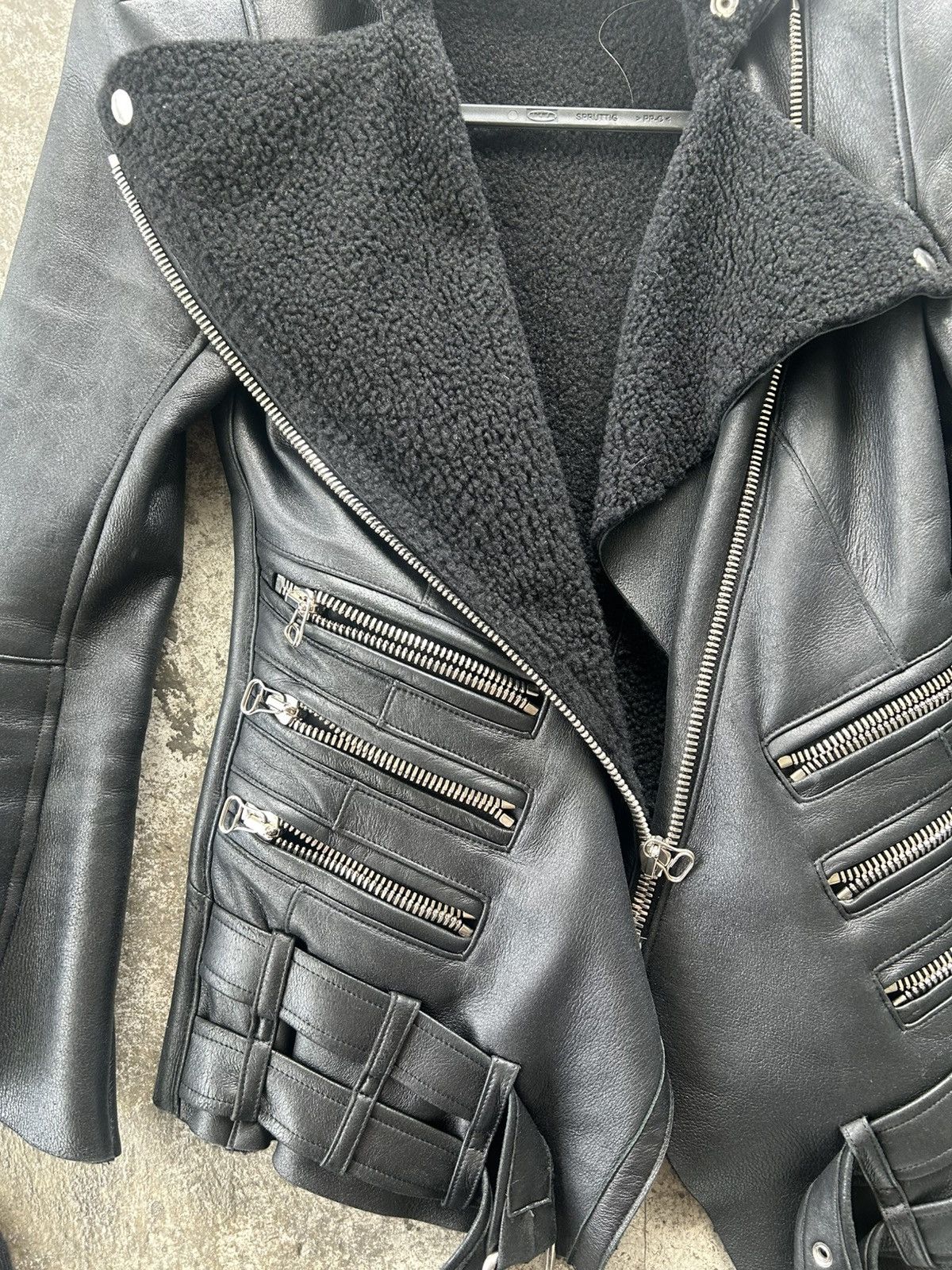 Balmain Balmain by Decarnin AW09 Leather Jacket Size US XXS / EU 40 - 3 Thumbnail
