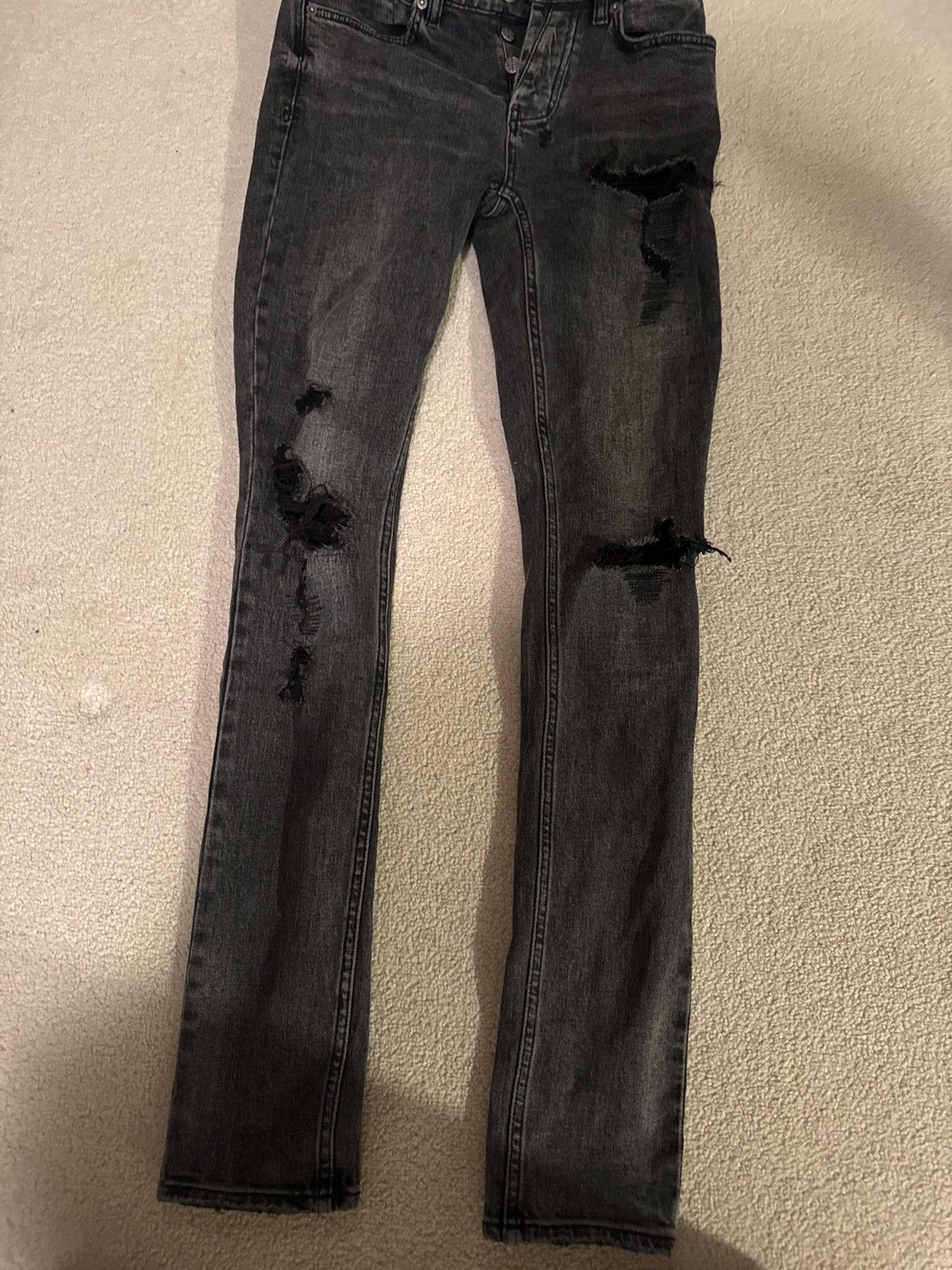 Ksubi Ksubi Van Winkle Angst Trashed Skinny Jeans Size US 28 / EU 44 - 2 Thumbnail