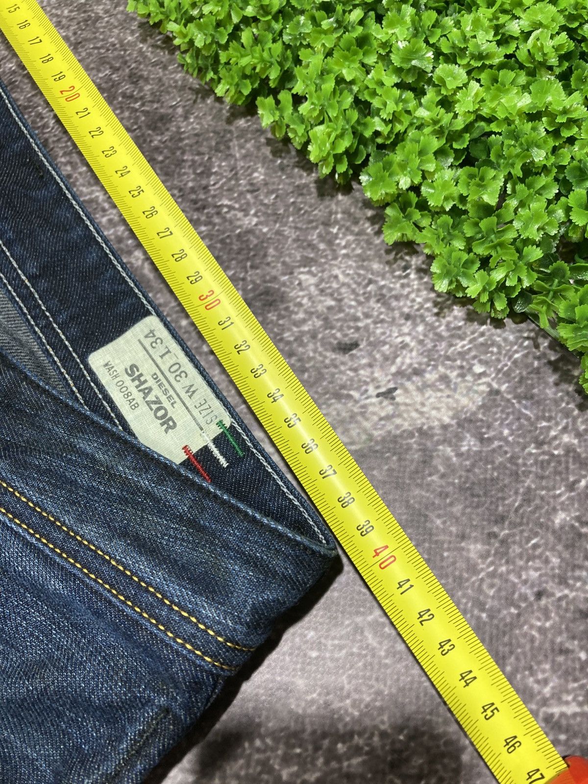 Diesel DIESEL Vintage Jeans Distressed Denim Flared Patch Pockets Size US 30 / EU 46 - 14 Thumbnail