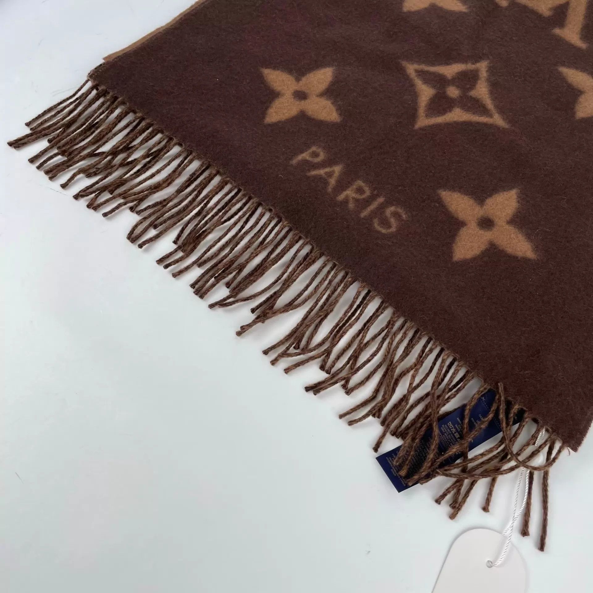 Louis Vuitton LV Cashmere Scarf 170x45cm Colorblock 260402VZZWS18 Size ONE SIZE - 8 Thumbnail
