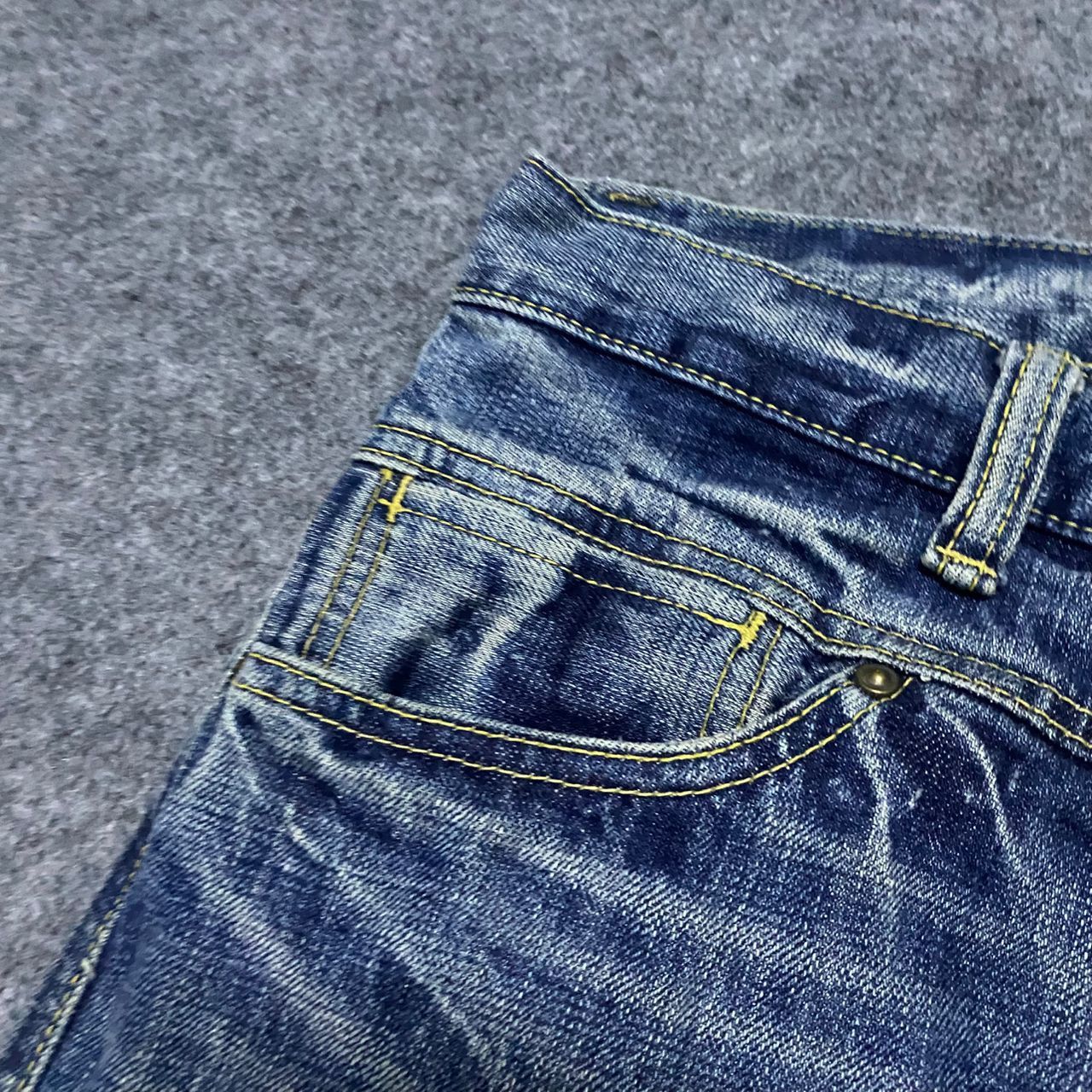 If Six Was Nine 💥Best Offet💥Vintage Quadro Medio Flare Denim Size US 33 - 9 Thumbnail