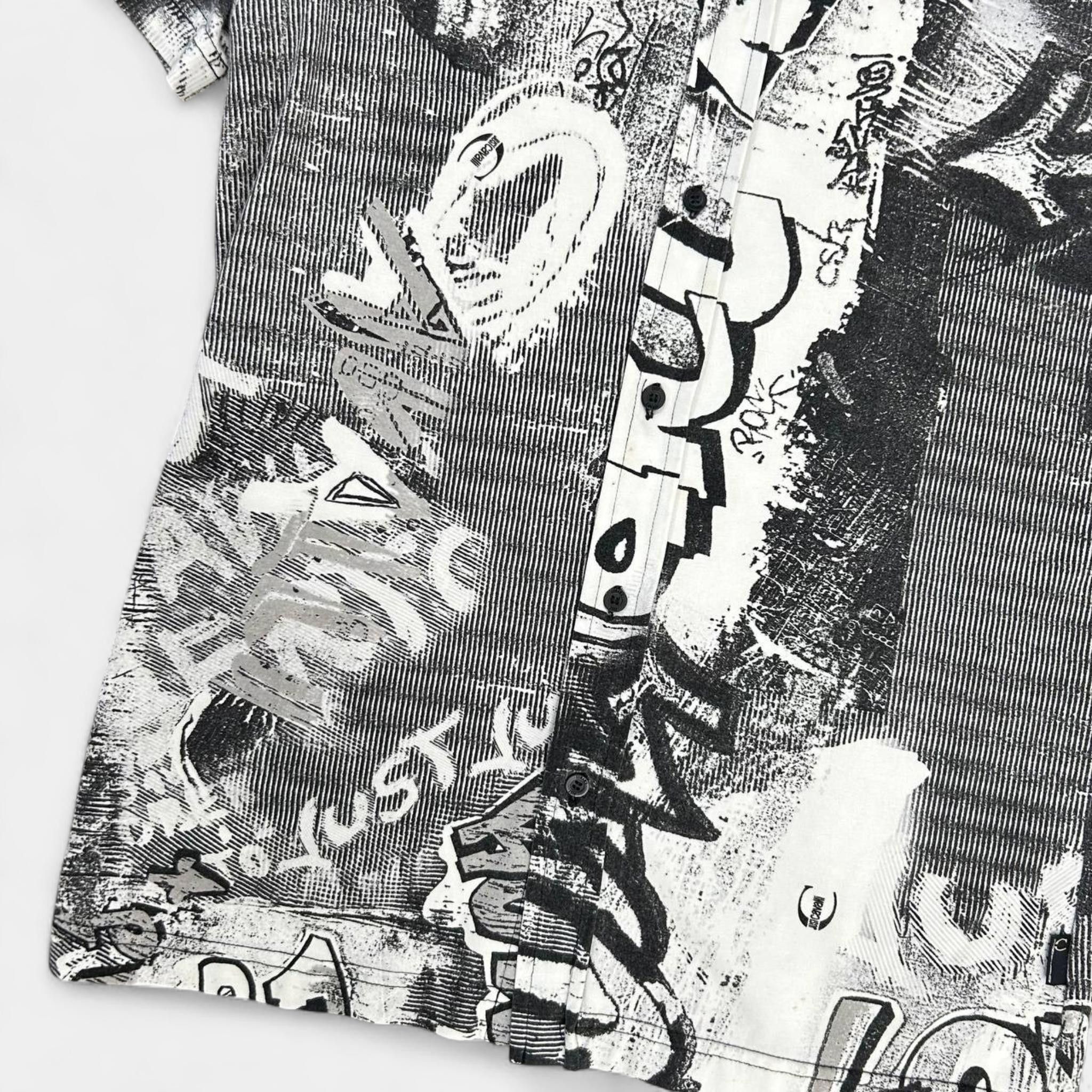 Roberto Cavalli Just Cavalli Graffiti Shirt Size US M / EU 48-50 / 2 - 3 Thumbnail