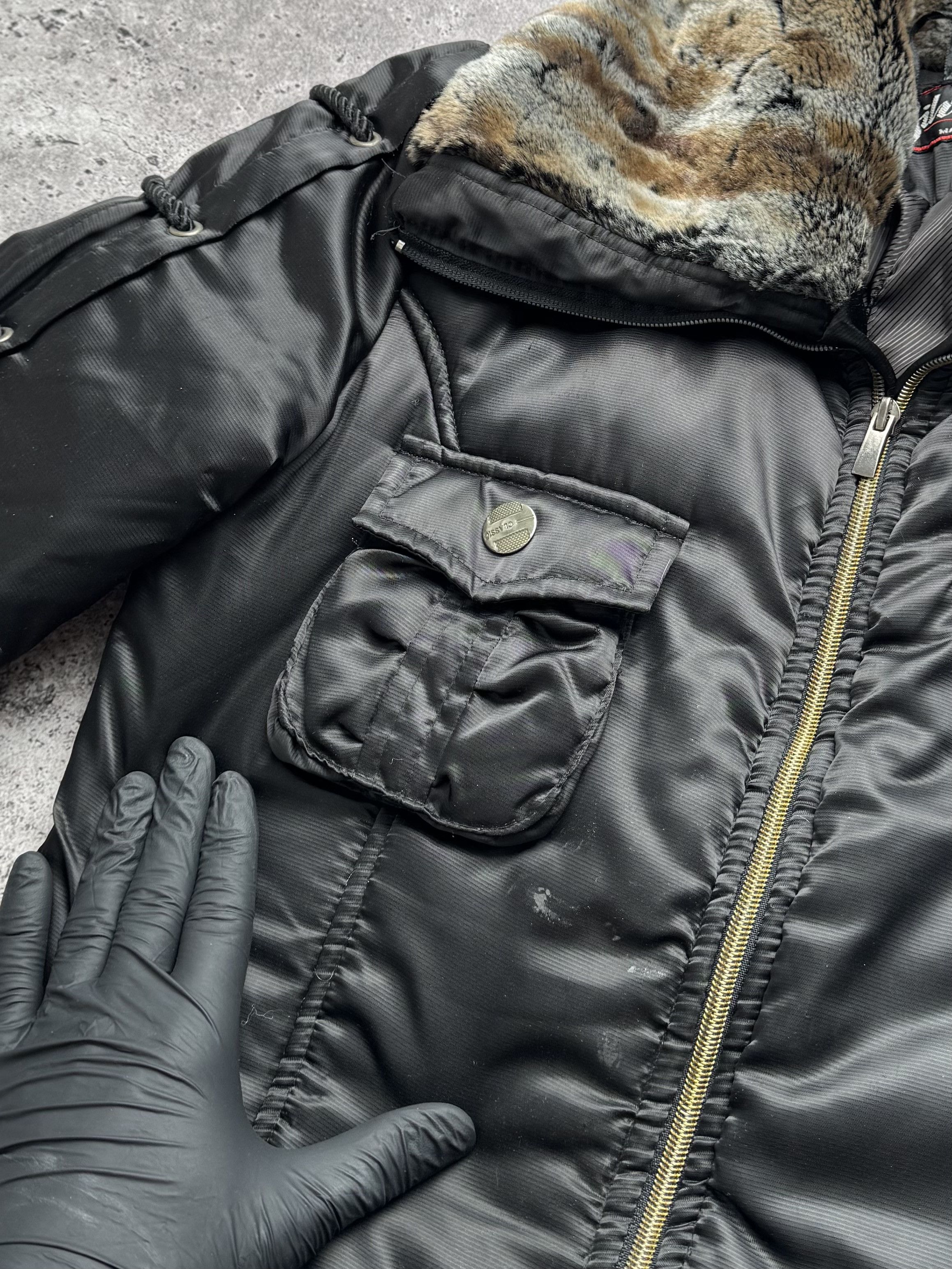 Vintage Vintage Jacket With Faux Fur Details C5(V425) Size M / US 6-8 / IT 42-44 - 5 Thumbnail