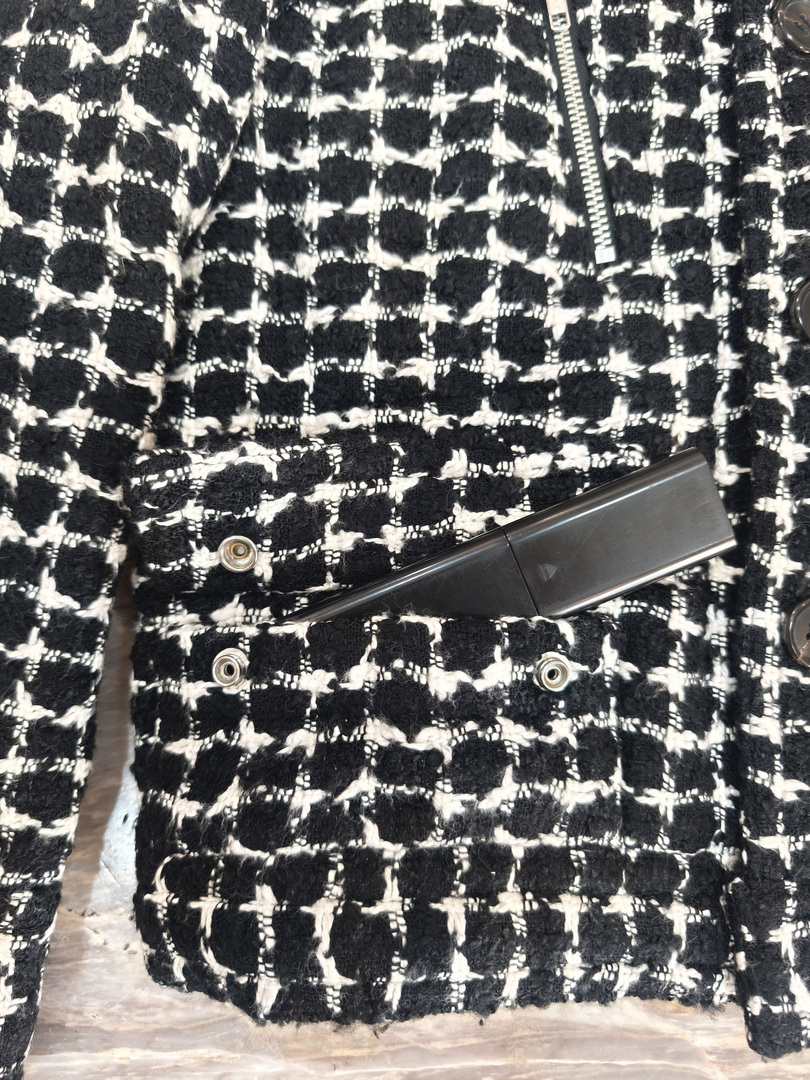 Tricot Comme des Garcons Archival Tricot Comme des Garcons Tweed Jacket - AD2005 Size M / US 6-8 / IT 42-44 - 6 Thumbnail