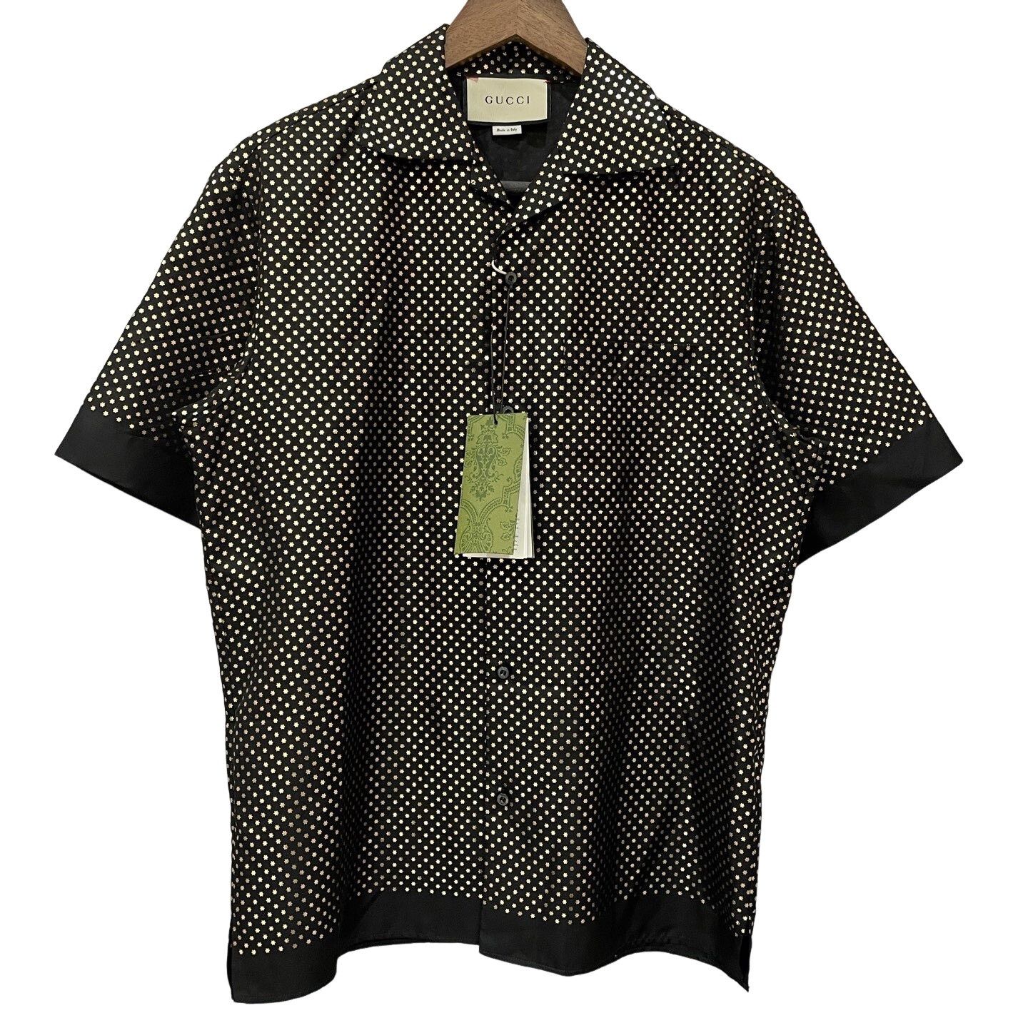 Gucci Gucci Star Print Silk Short Sleeve Shirt 44 Size US S / EU 44-46 / 1 - 1 Thumbnail