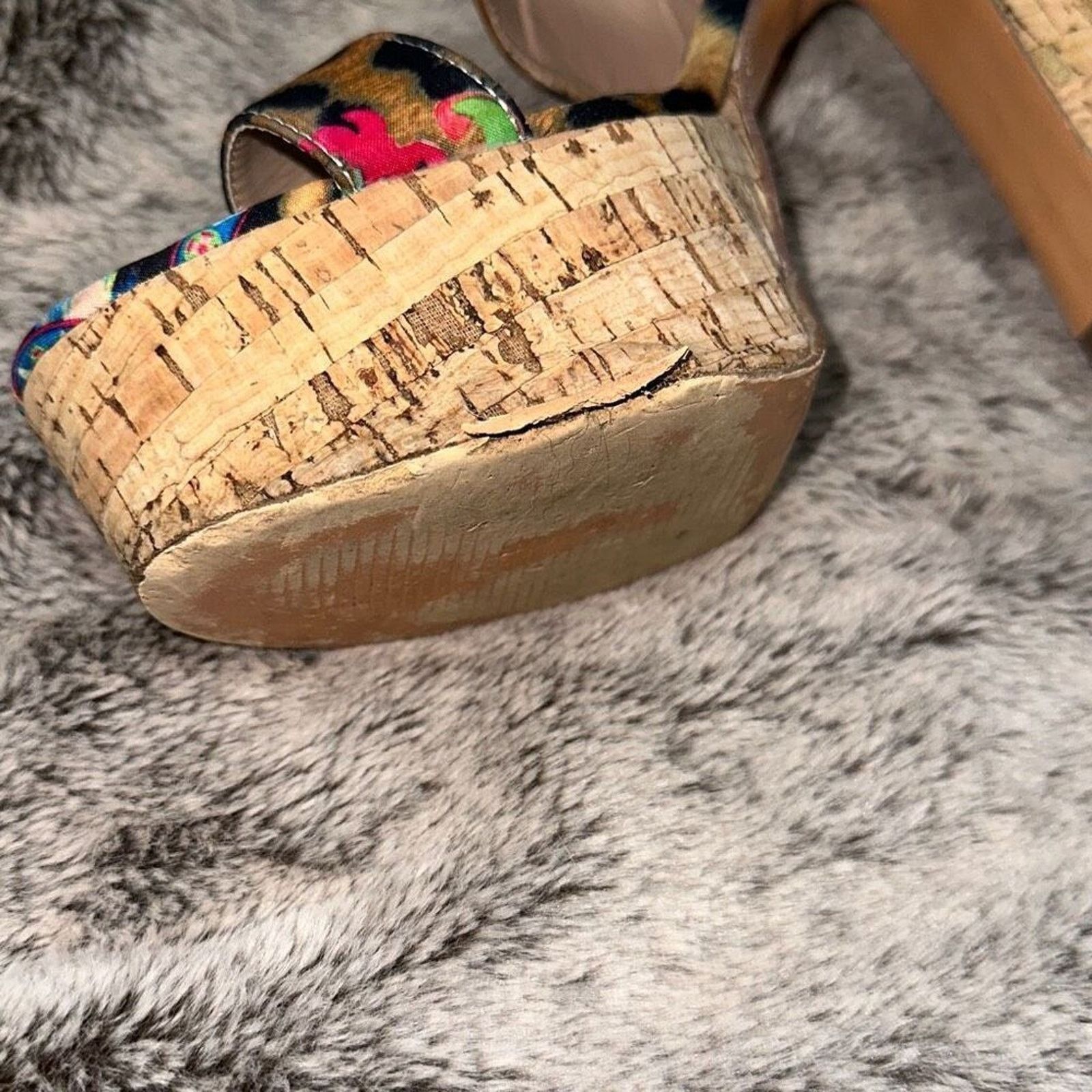 Other Antica Sartoria Italian Cork Platform Sandals | Sz 39 Size US 8.5 / IT 38.5 - 7 Thumbnail