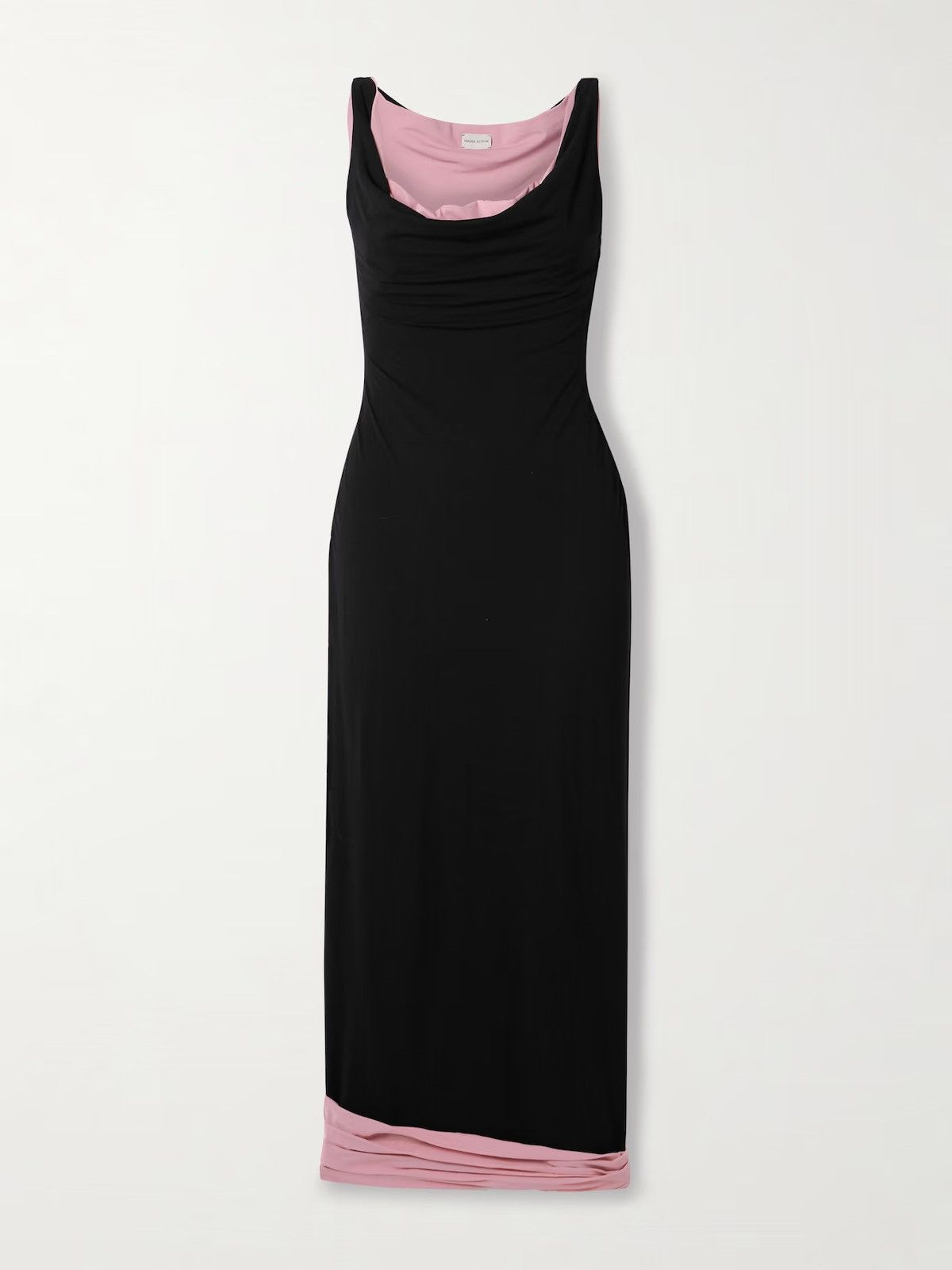 Magda Butrym Layered stretch-silk midi dress Size XS / US 0-2 / IT 36-38 - 1 Thumbnail
