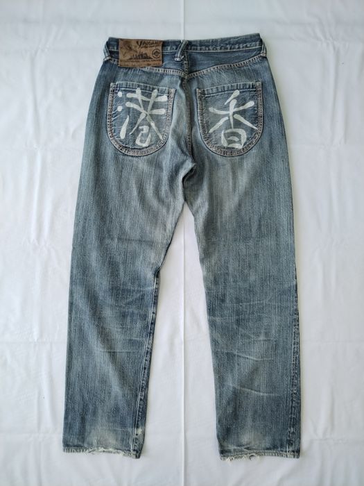 Evisu Yamane Calvin Leong Evisu Paris Selvedge Jeans | Grailed