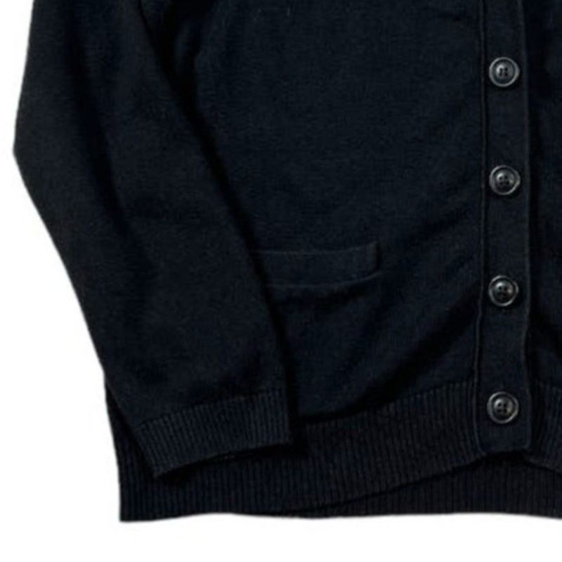 NBDN Nobrandedon Appleseed’s Black Sweater Cardigan | Size L Size L / US 10 / IT 46 - 5 Thumbnail
