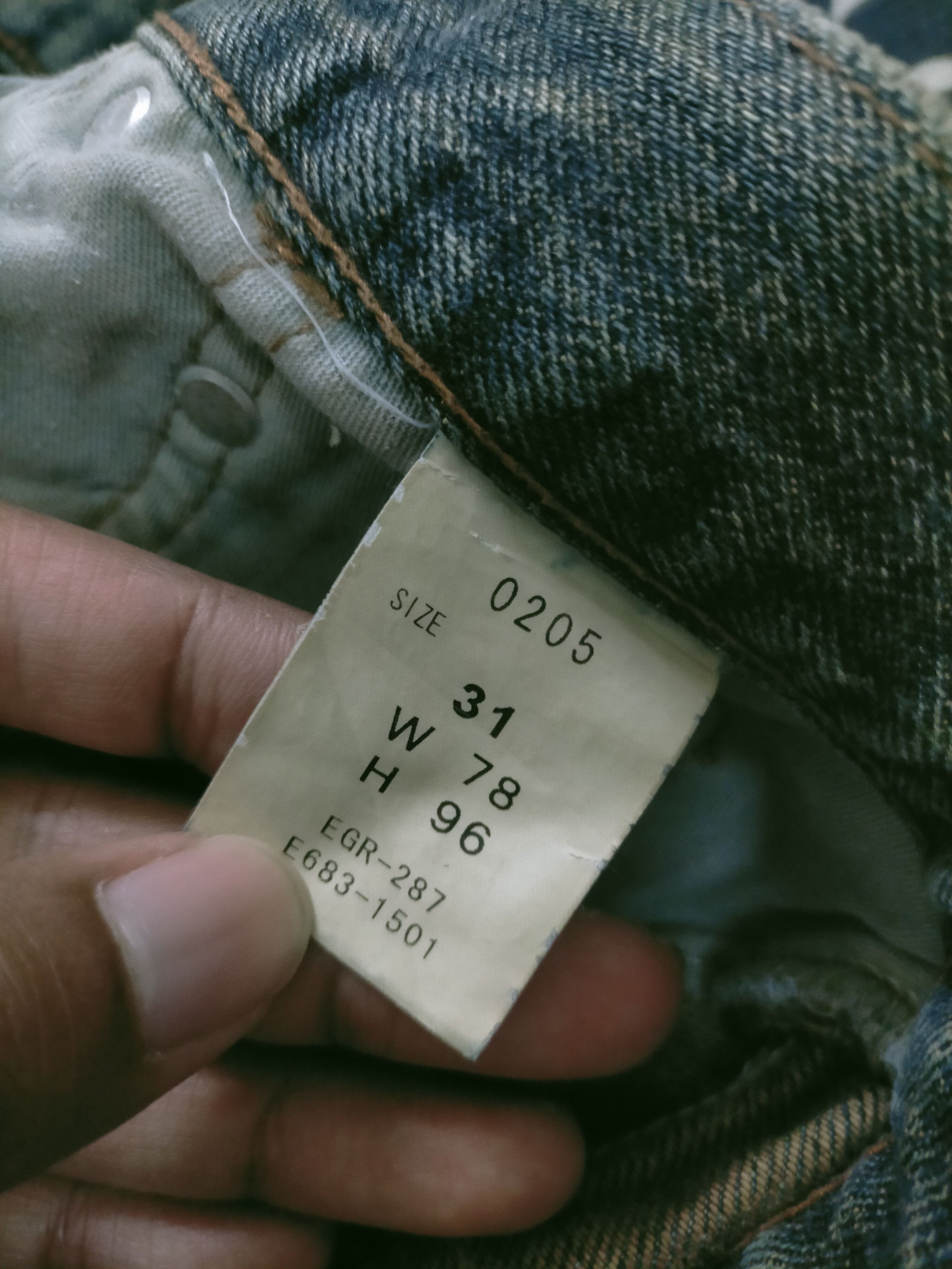 Japanese Brand × Le Grande Bleu (L.G.B.) 🔥BAGGY🔥 RUSTY WASHED DISTRESSED DENIM BY GOLD RUSH Size US 31 - 9 Thumbnail
