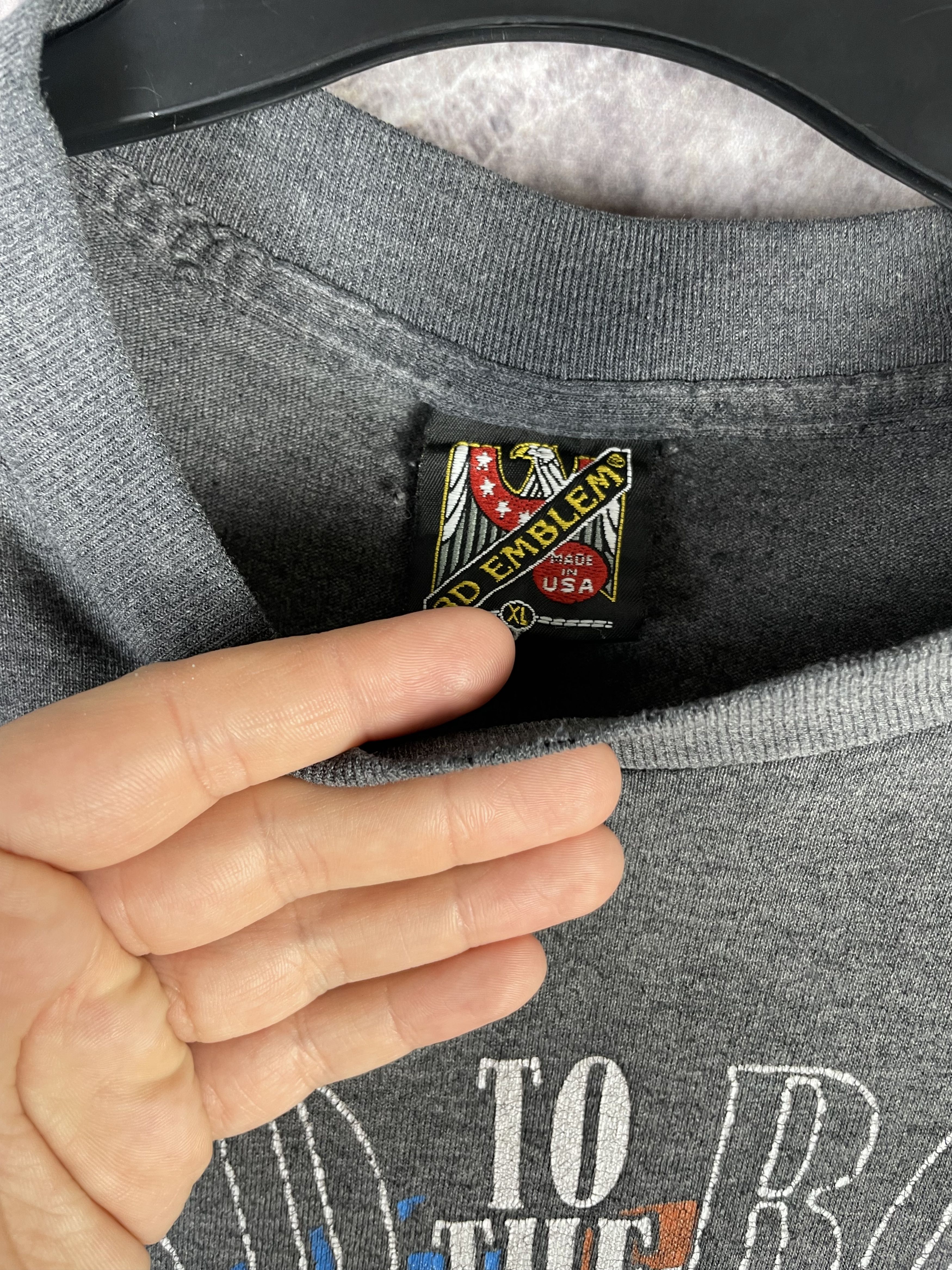 Vintage Easy Riders Vintage 3D EMBLEM BAD TO THE BONE Size US XL / EU 56 / 4 - 8 Thumbnail