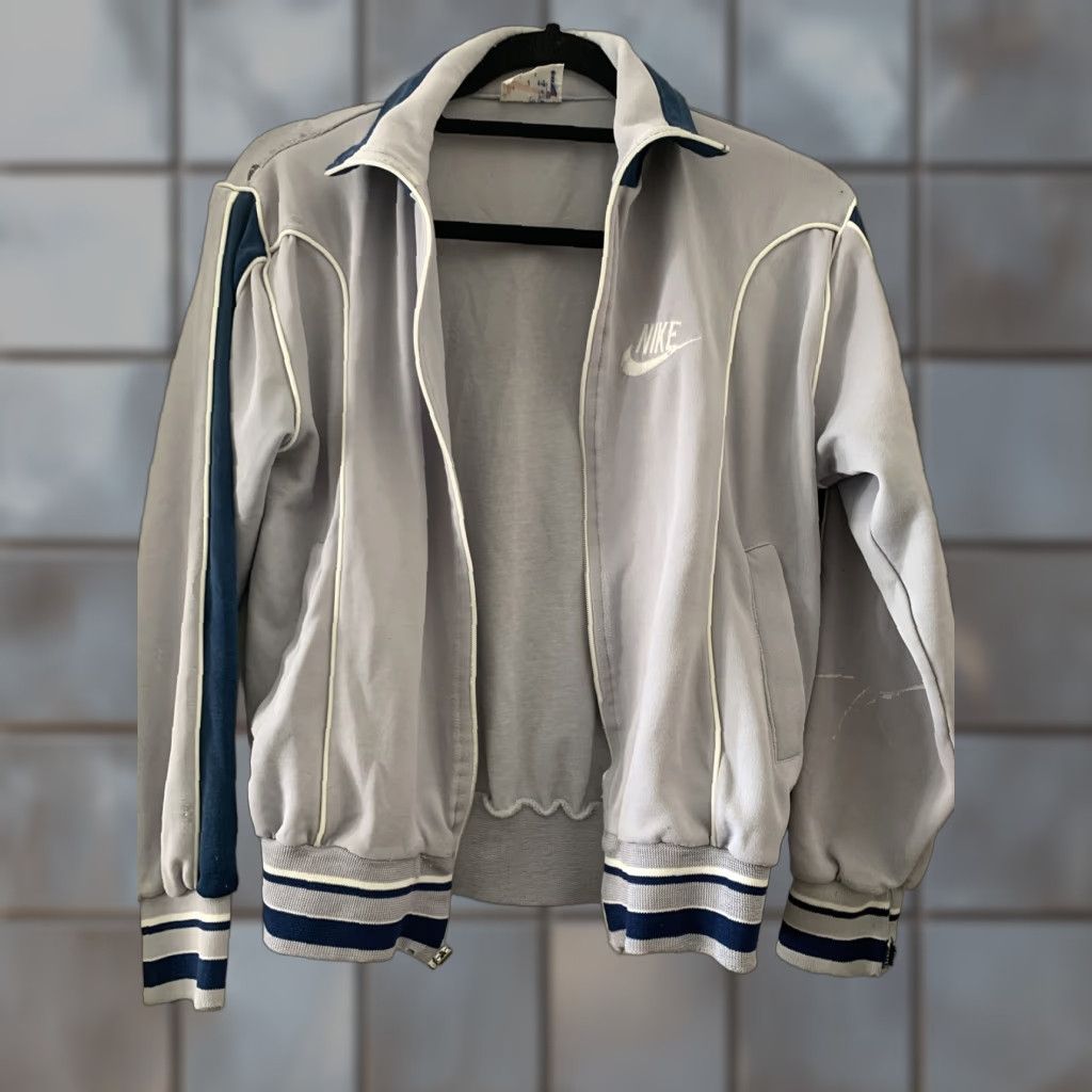 Corteiz × Nike Nike x Corteiz NRG Gully Grey Track Jacket - Size S