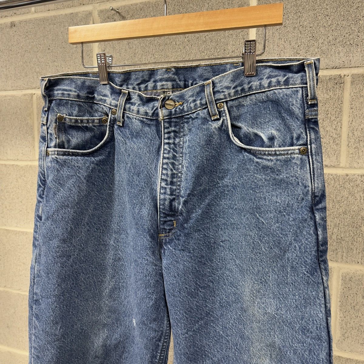 Carhartt Vintage Carhartt Faded Blanket Lined Jeans ERD Grunge Chrome Size US 36 / EU 52 - 4 Thumbnail
