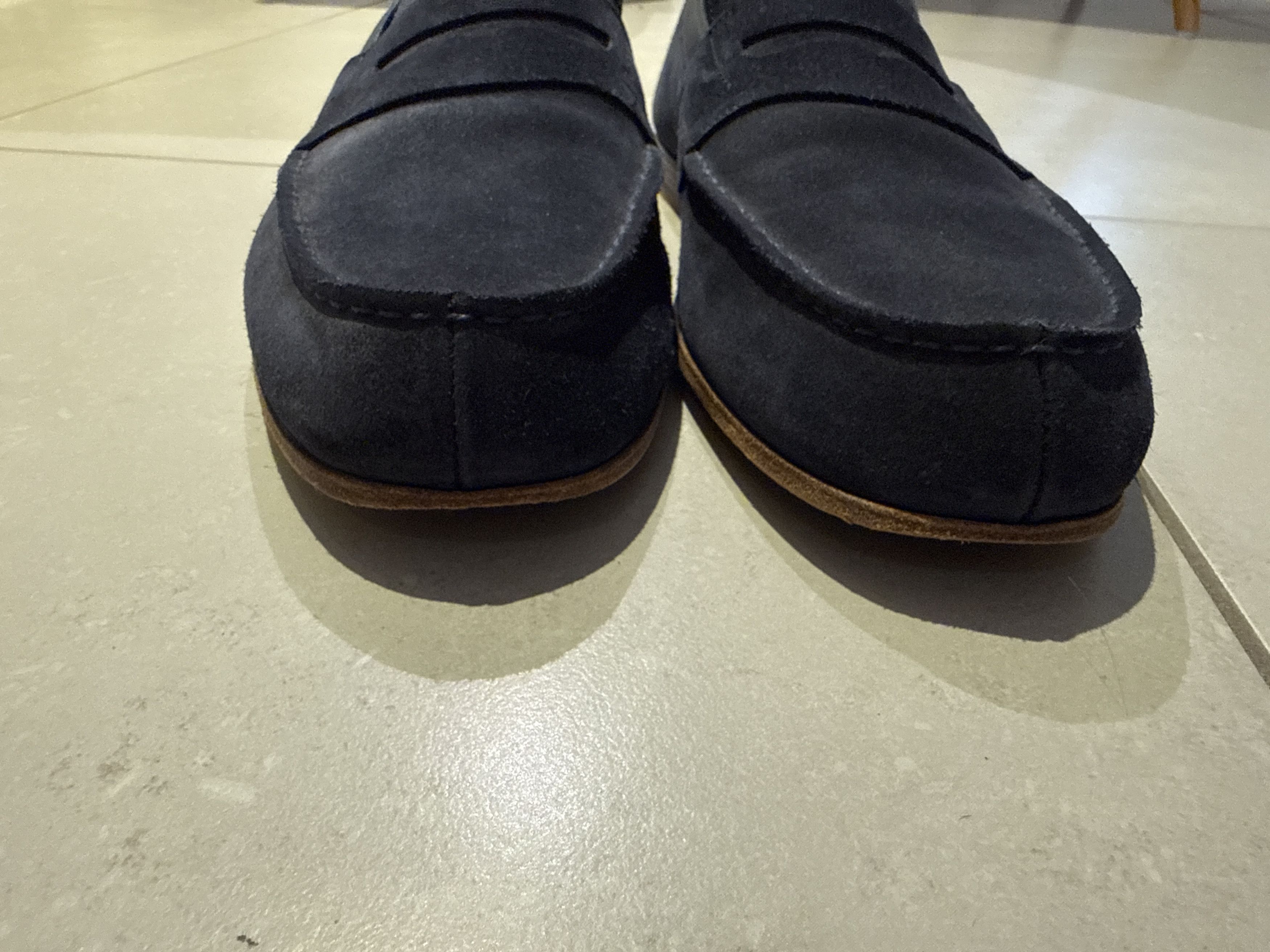 J.M. Weston J.M. Weston Moc Bue suede size 10C Size US 11 / EU 44 - 4 Thumbnail