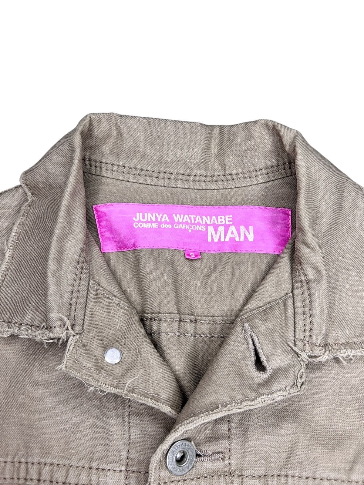 Junya Watanabe F/W 03 Distressed Trucker Jacket Size S / US 4 / IT 40 - 4 Thumbnail