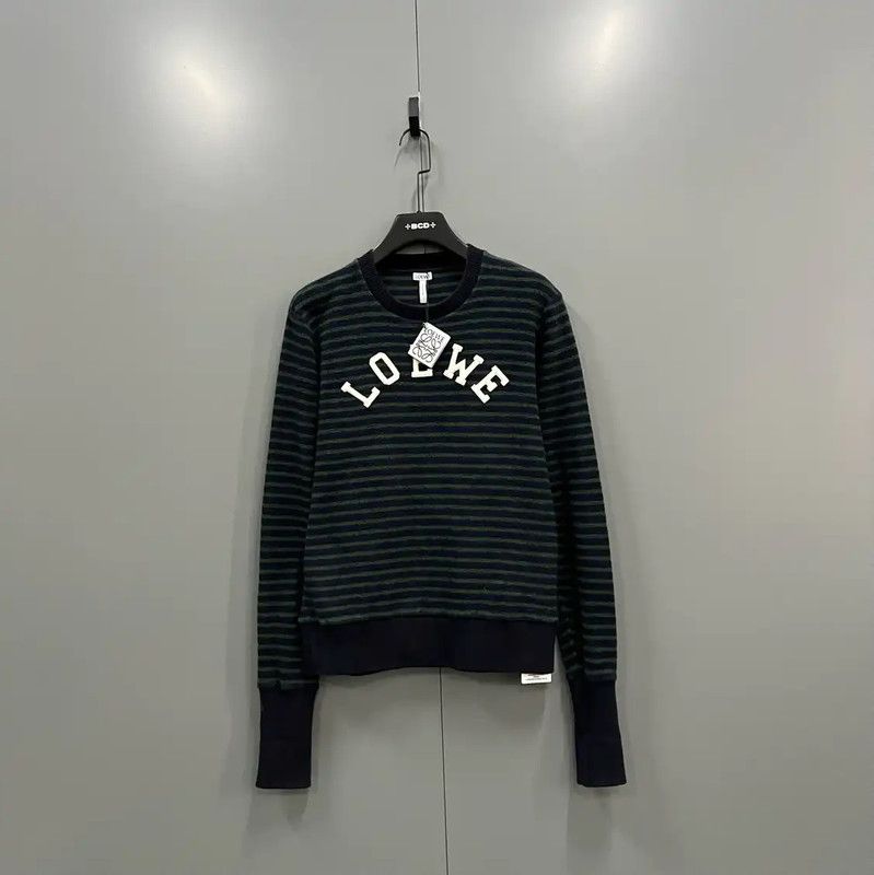 Loewe Loewe Striped Wool Knit Long Sleeve Sweater 0089 Size S / US 4 / IT 40 - 1 Thumbnail