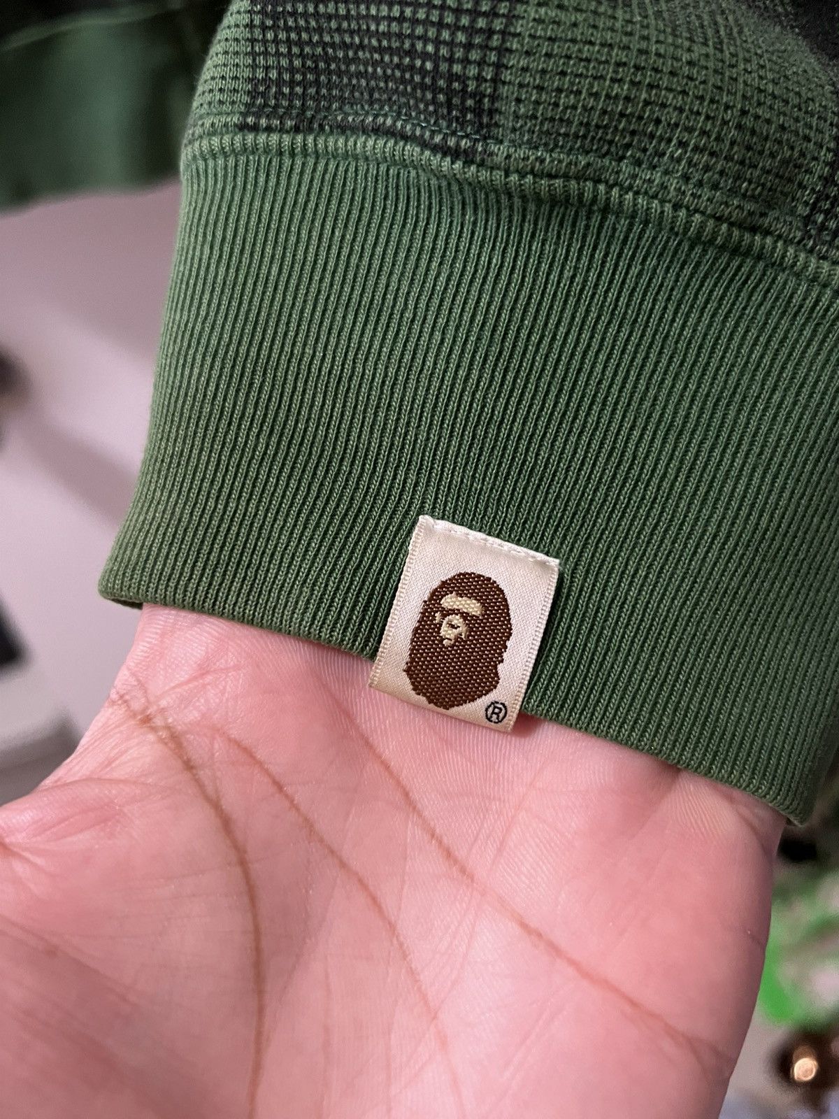 Bape Y2K plaid Bape hoodie Size US L / EU 52-54 / 3 - 6 Thumbnail
