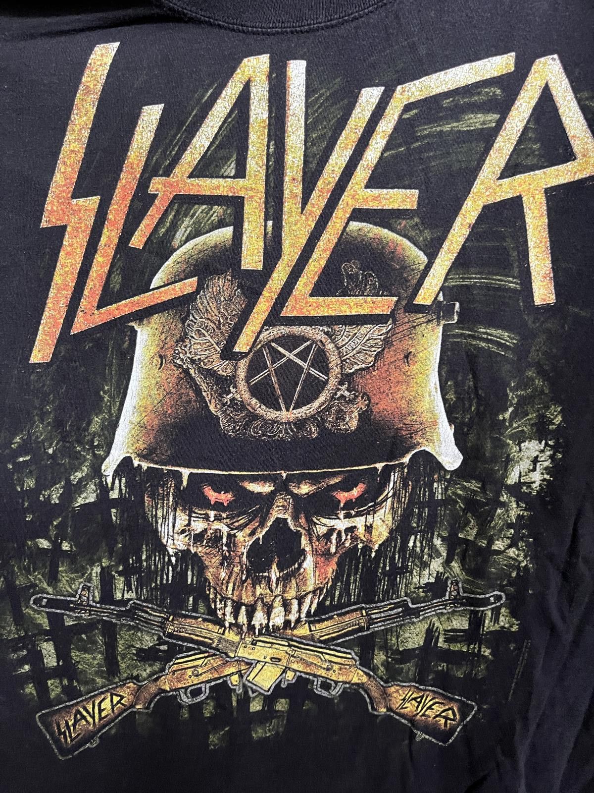 Designer Slayer Band Tee - Assault Rifles / Military Skull T-shirt -M Size US M / EU 48-50 / 2 - 3 Thumbnail
