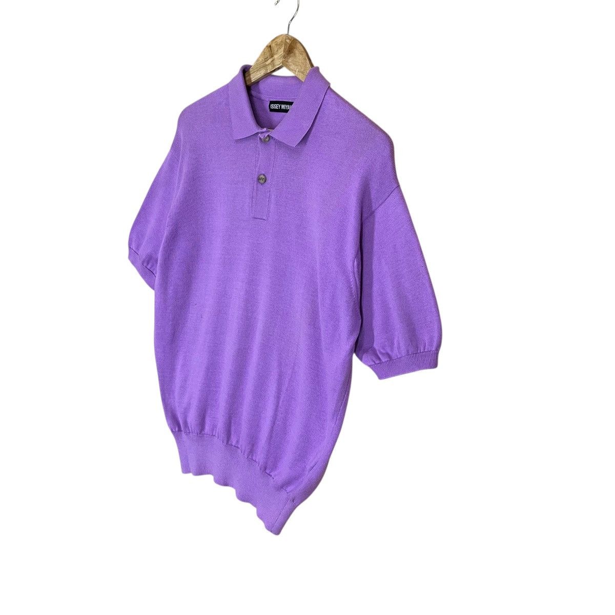 Issey Miyake Vintage 90’s Issey Miyake Shortsleeve Knitware Size US M / EU 48-50 / 2 - 3 Thumbnail