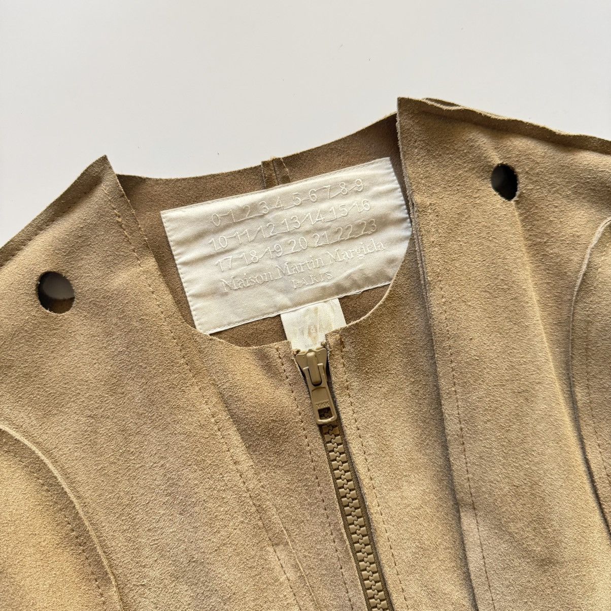 Maison Margiela Maison Margiela X H&M Suede Flat Pattern Cut Jacket Size S / US 4 / IT 40 - 6 Thumbnail