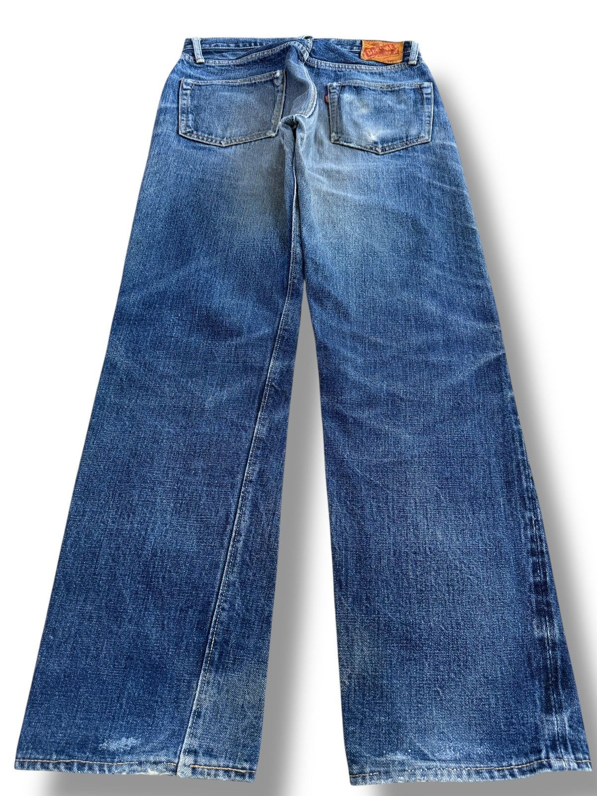 Denime Vintage Denime Japan Blue Faded Loose Style Jeans Size US 32 / EU 48 - 4 Thumbnail