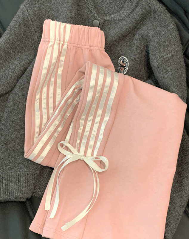 Japanese Brand × Vintage Women's Pink High Waist Baggy Pants Size 29" - 2 Thumbnail
