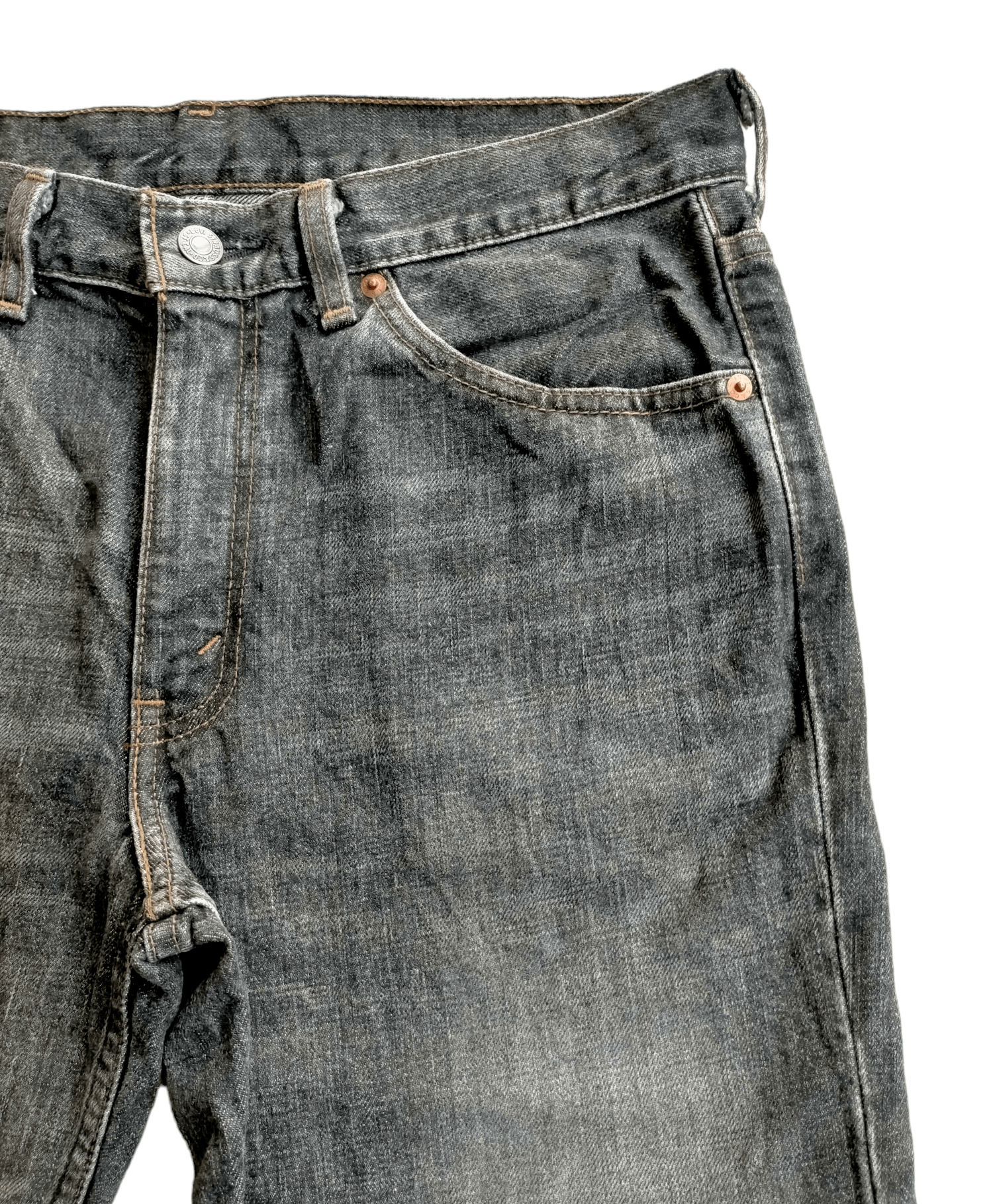 Japanese Brand Flare Jeans Levis 517 Boot cut Black Denim Size US 32 / EU 48 - 6 Thumbnail