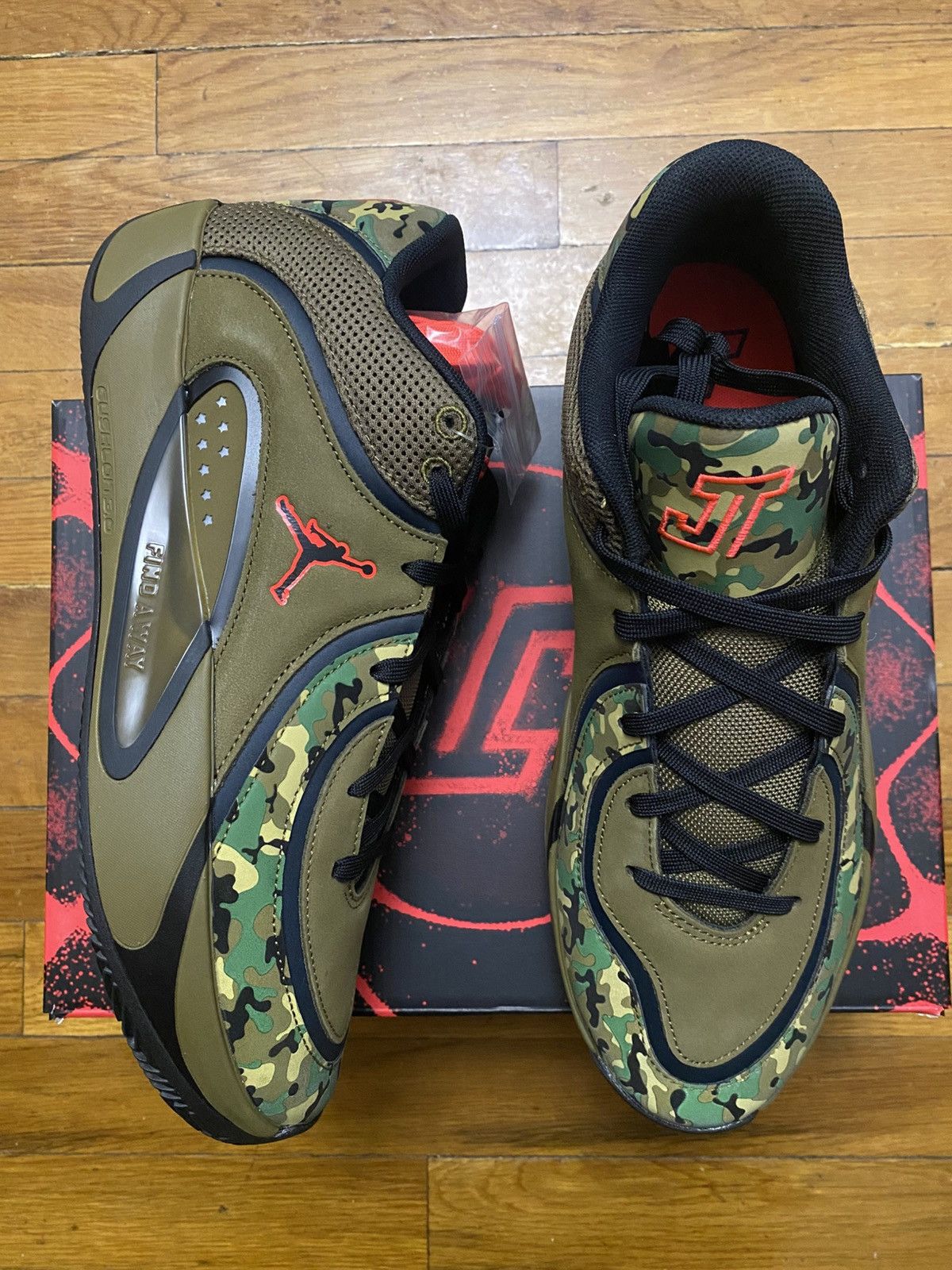 Jordan Brand Size 11 - Jordan Tatum 4 ASW First Ring Camo Green Men’s Size US 11 / EU 44 - 1 Thumbnail