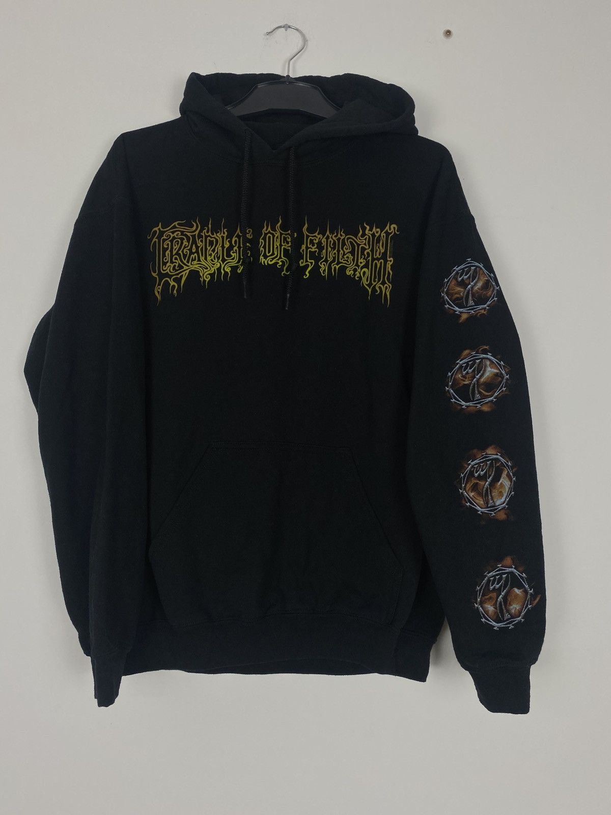 Band Tees Cradle of Filth Nypmhetamine 2021 Hoodie Vintage M gildan Size US M / EU 48-50 / 2 - 12 Thumbnail