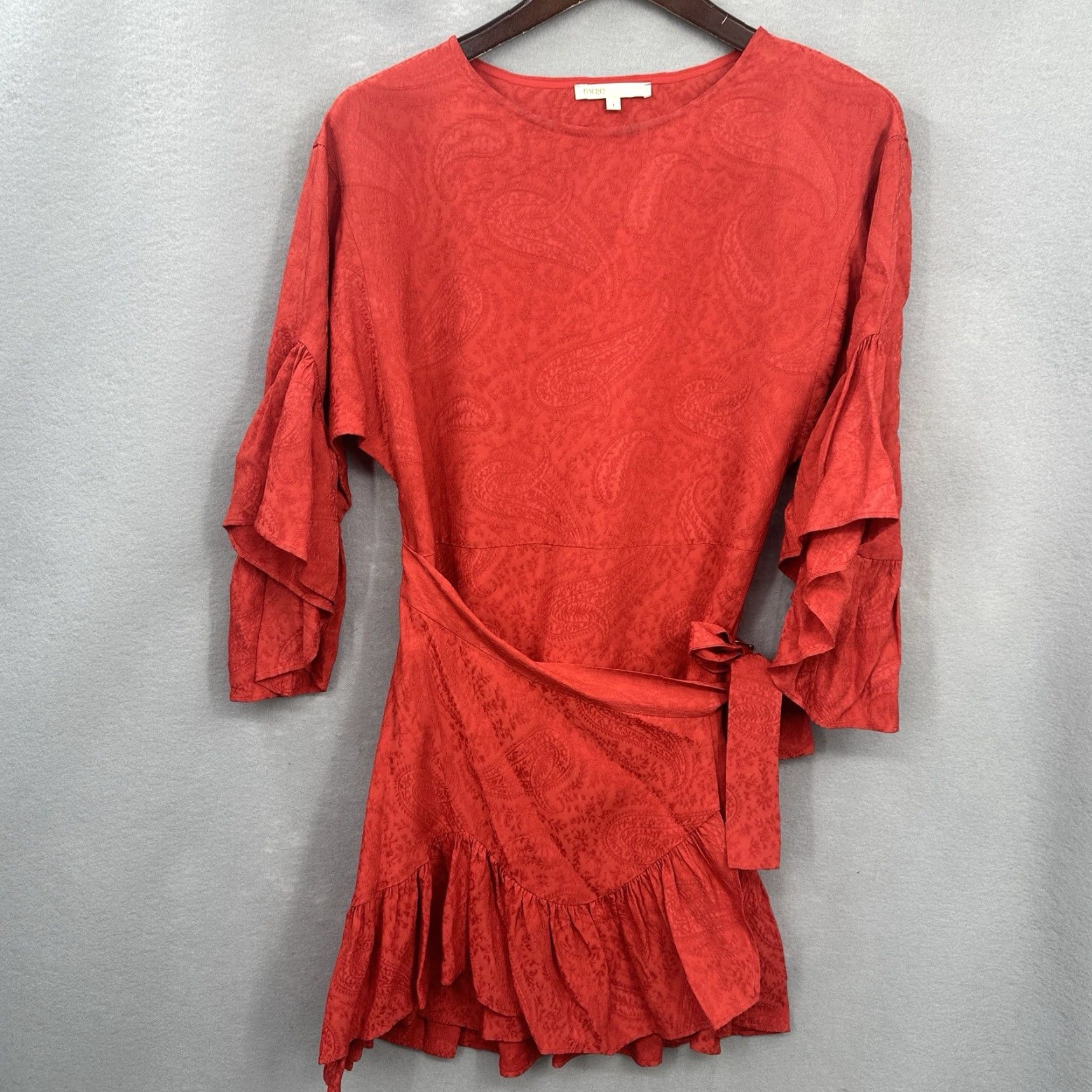 strapless open back dress Maje