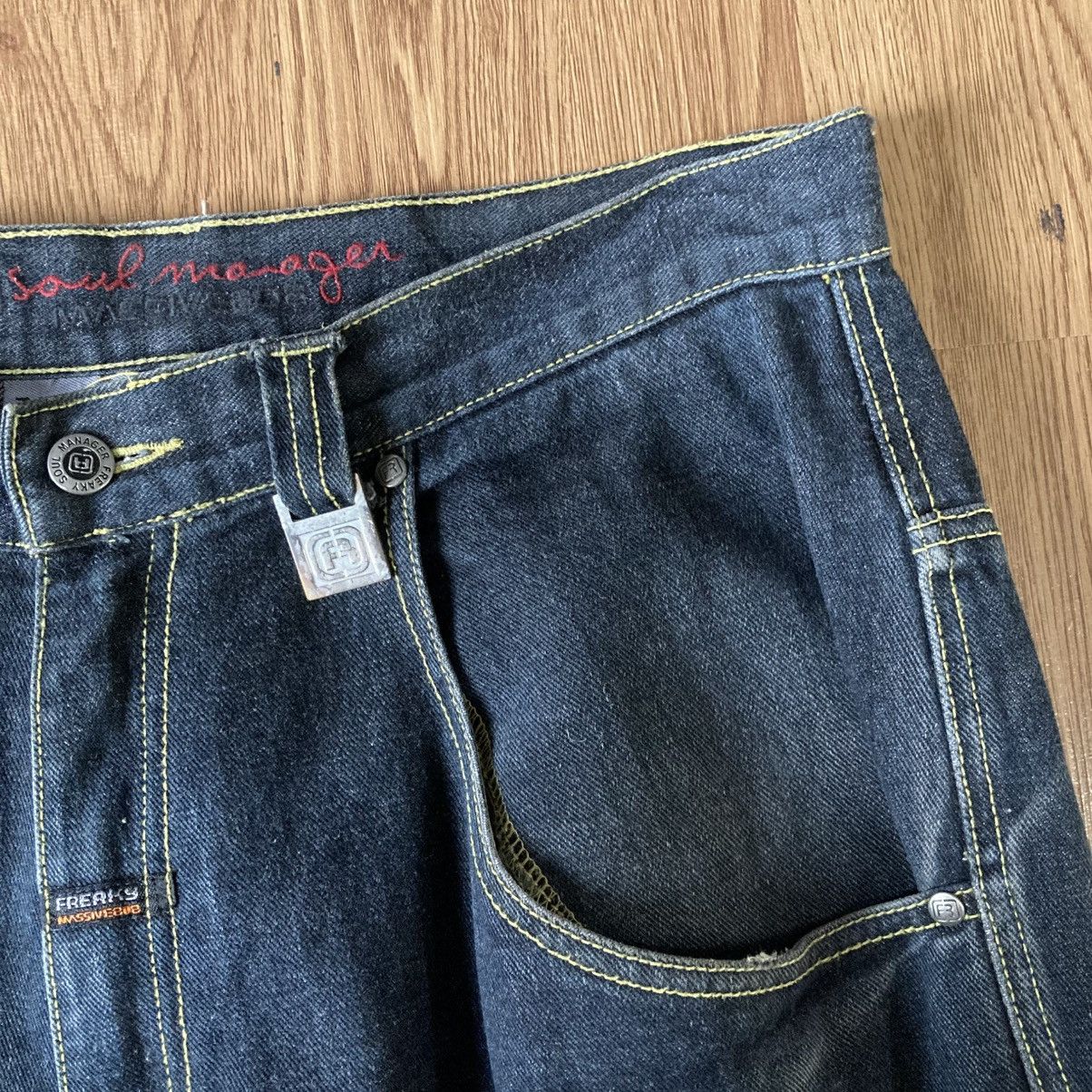 Triple 5 Soul Vintage Rare Freaky Massive Baggy Jeans Size US 36 / EU 52 - 4 Thumbnail