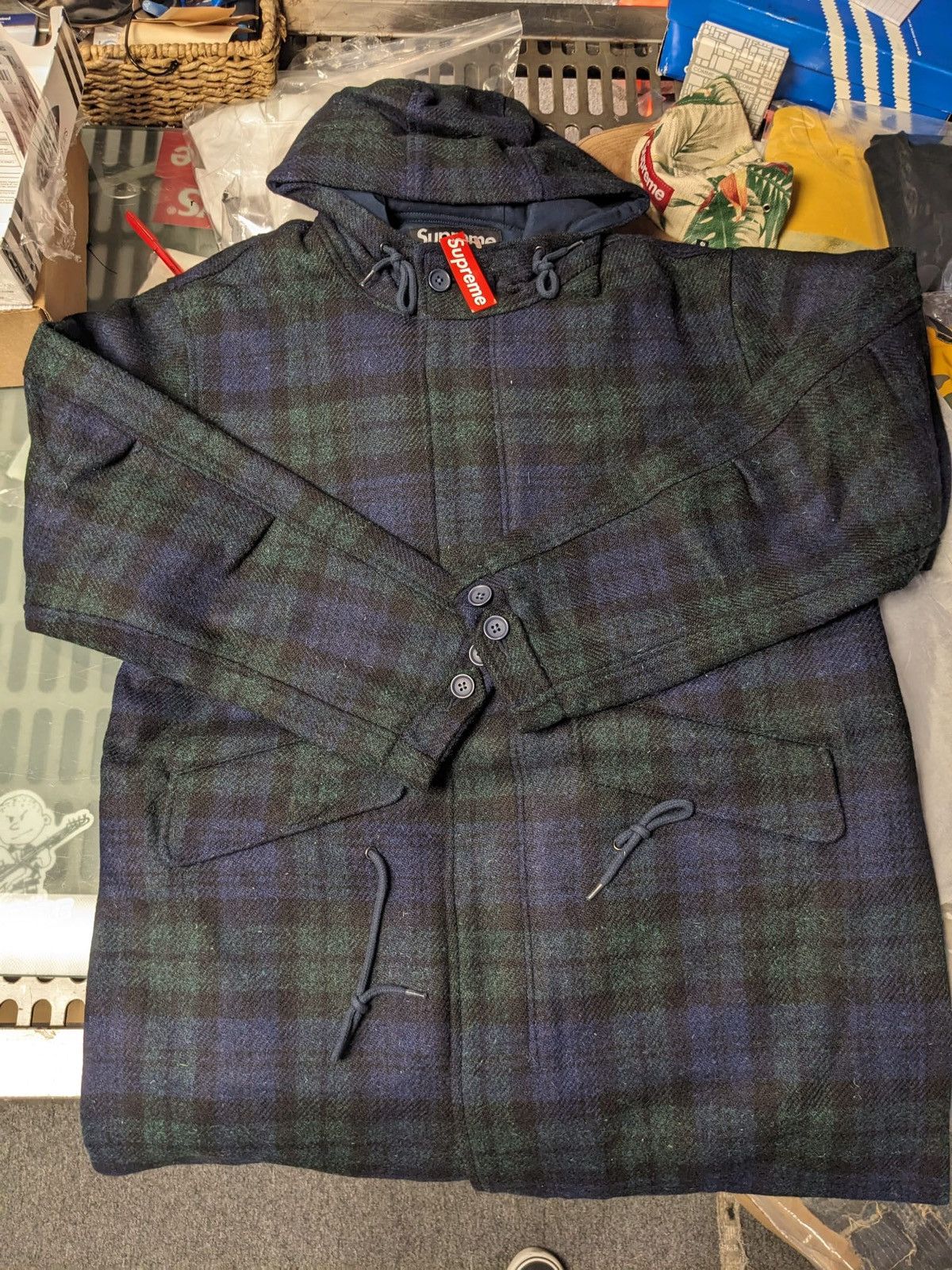 Supreme FW16 SUPREME WOOL FISHTAIL PARKA JACKET Size US L / EU 52-54 / 3 - 5 Thumbnail