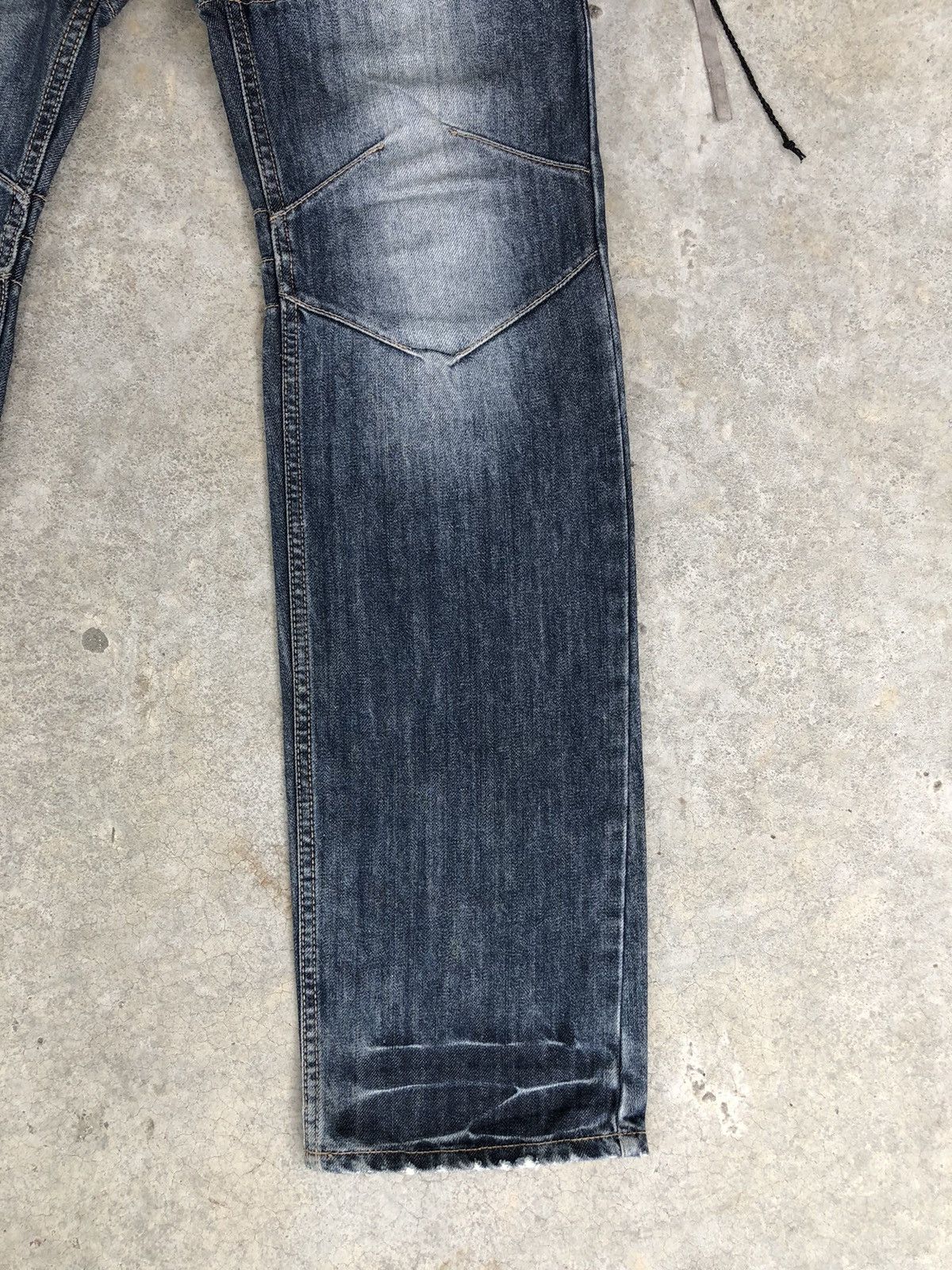 PPFM PPFM Double Waist Distressed Jeans Size US 33 - 8 Thumbnail