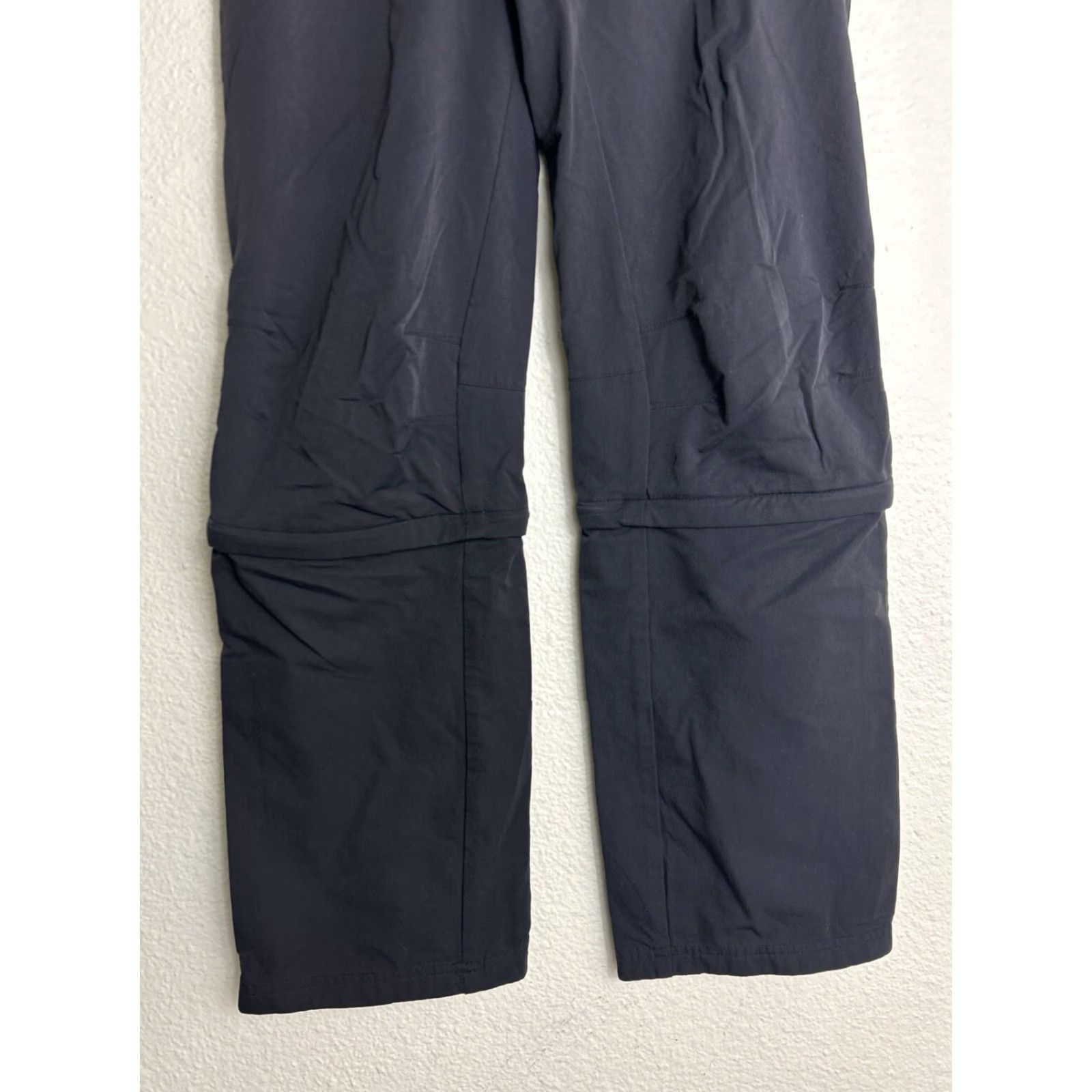 Vintage REI Womens Pants Black Convertible Northway Size 8 Drawstring Windbreaker Regular 34x34 Authentics? Size 30" / US 8 / IT 44 - 2 Thumbnail
