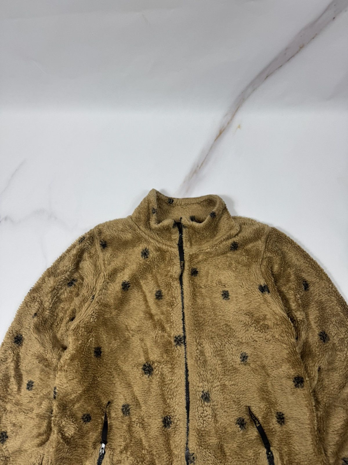 Japanese Brand Vintage Farfield Polkadot Fleece Jacket Size US L / EU 52-54 / 3 - 3 Thumbnail