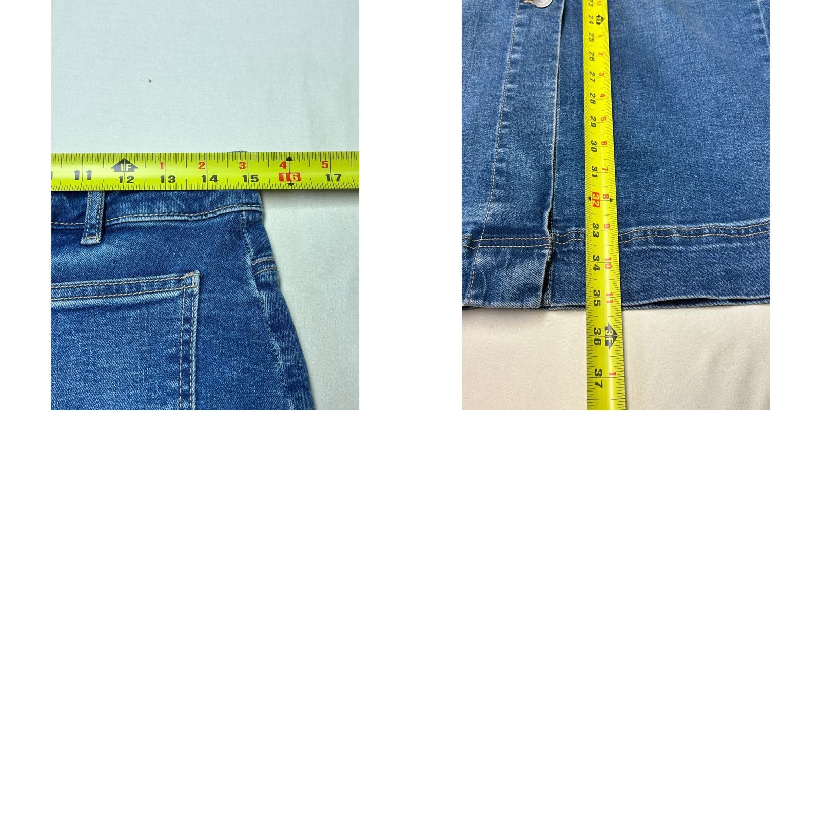 Vintage Bagatelle Collection Denim Skirt Womens 31W L35 Blue Blend Button Front Maxi Size 32" / US 10 / IT 46 - 8 Thumbnail