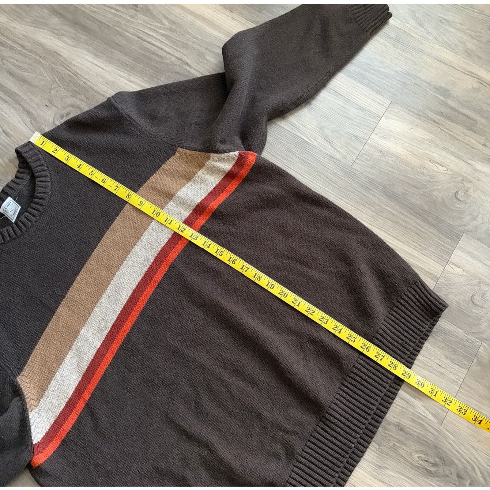 Vintage Vintage Striped Sweater Men's Size XL Y2K Brown Snowboarding Size US XL / EU 56 / 4 - 6 Thumbnail