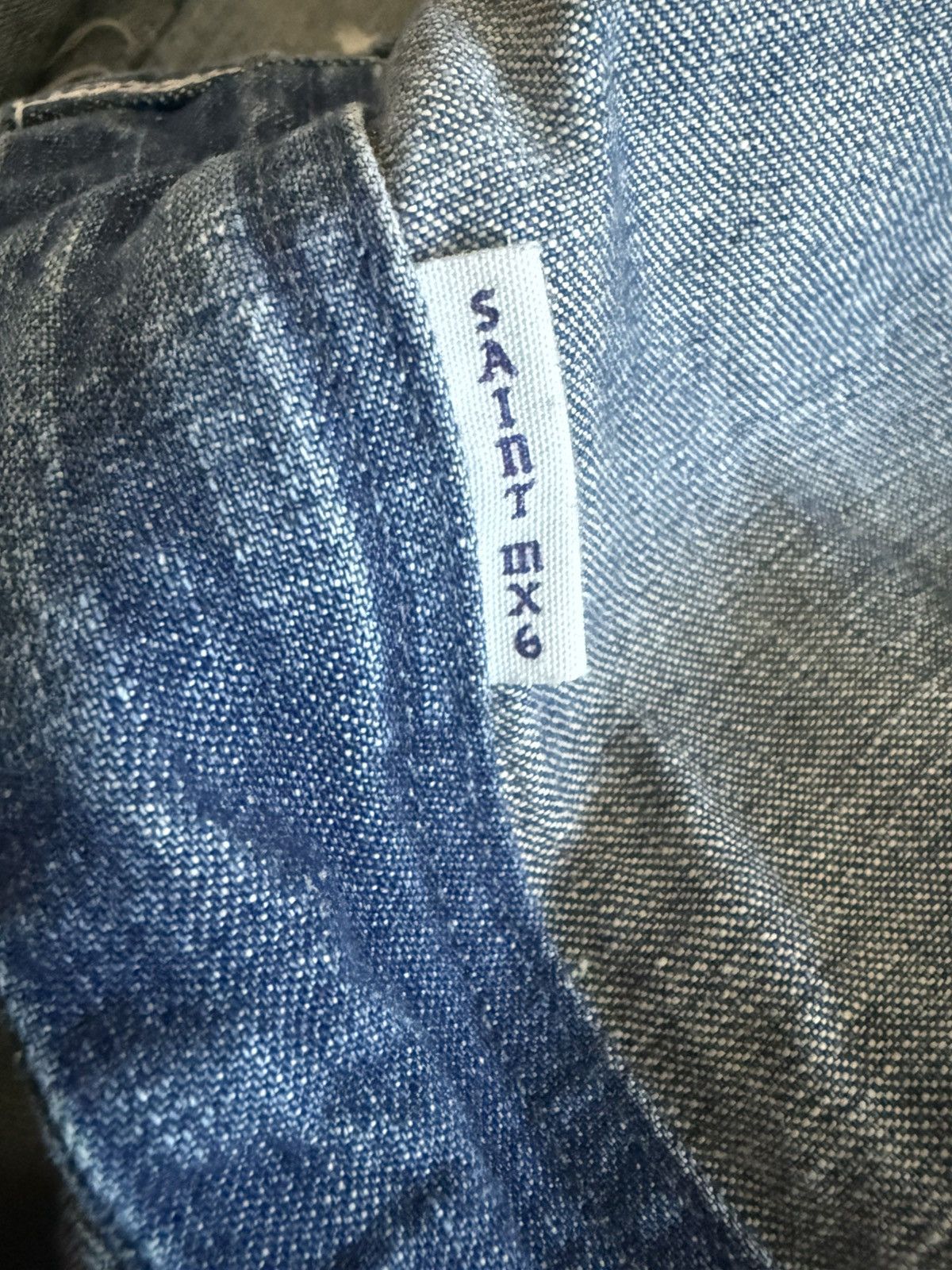 Saint Michael SAINT Michael DENIM PANTS/TRASHED/PAINTER / BLUE / Size : S Size US 32 / EU 48 - 4 Thumbnail