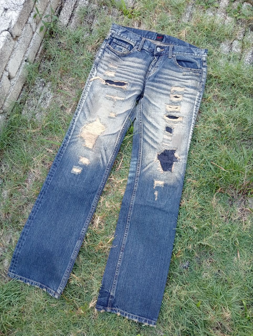 JACKROSE Vintage Jackrose Japan Distressed Look Jeans - Size 33 Size US 33 - 2 Thumbnail